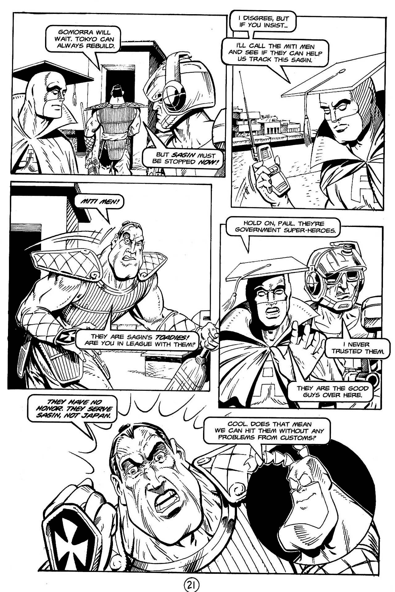 Read online Paul the Samurai (1992) comic -  Issue #9 - 22