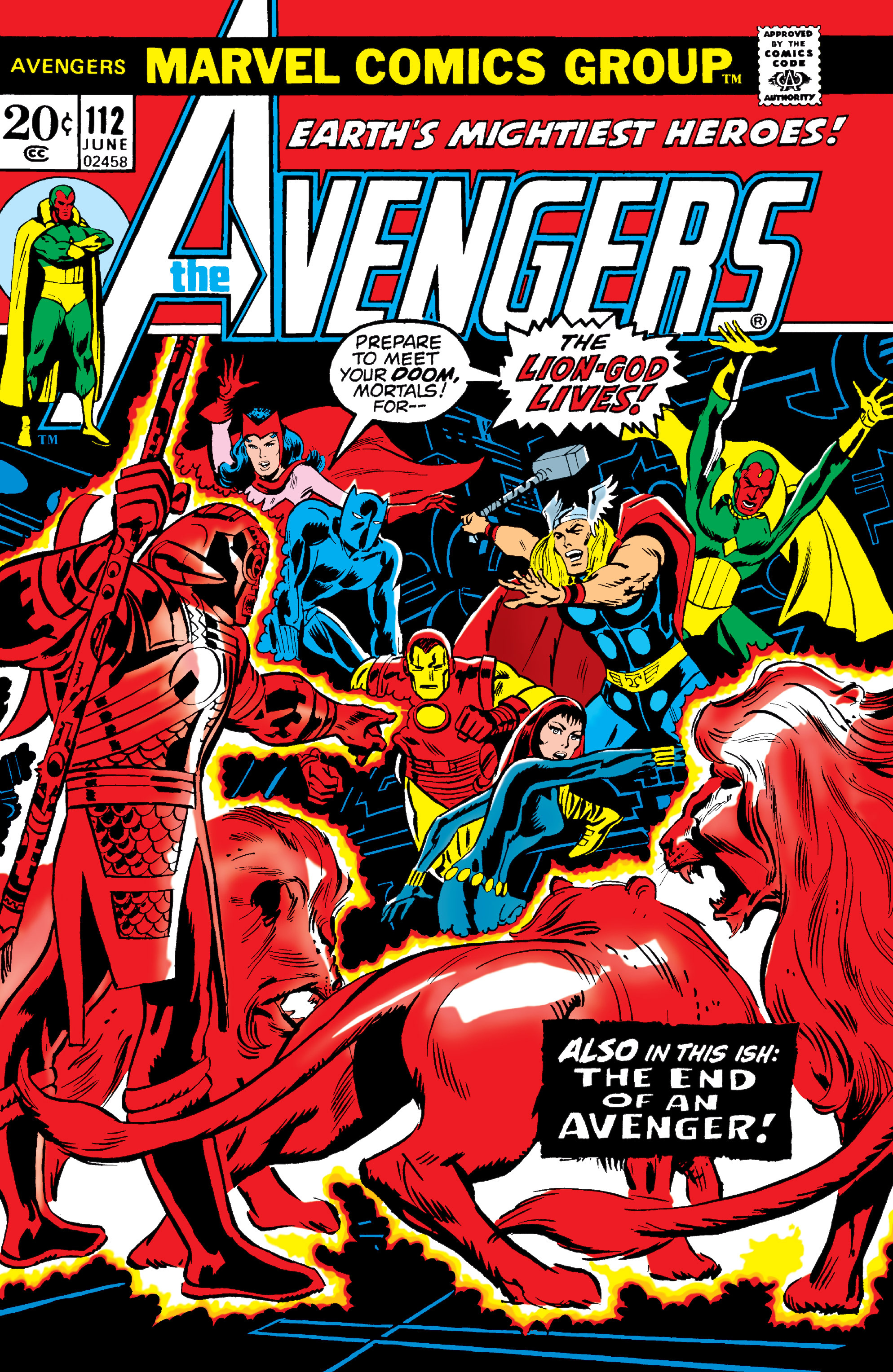 Read online The Avengers (1963) comic -  Issue #112 - 1
