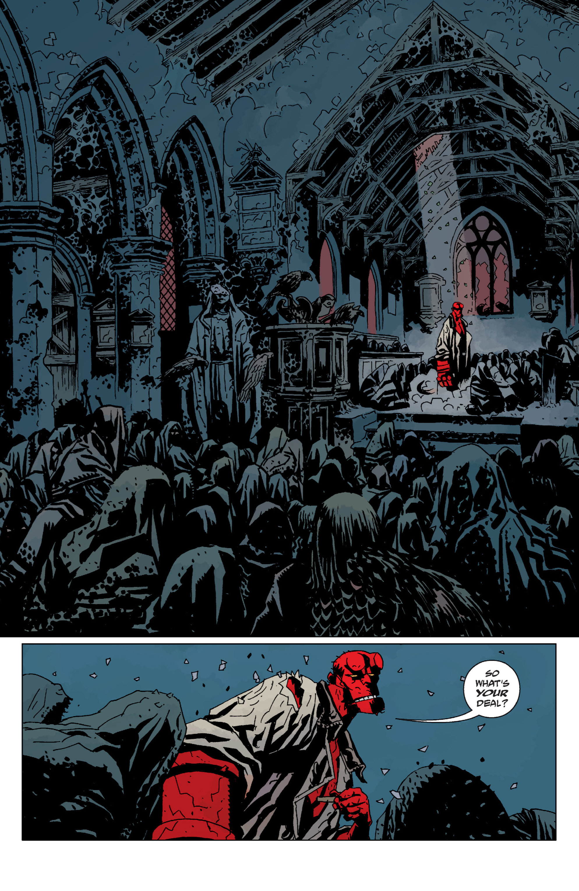 Read online Hellboy comic -  Issue #8 - 48