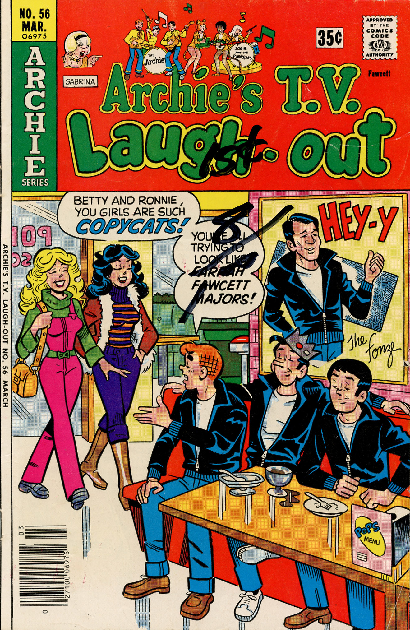 Read online Archie's TV Laugh-Out comic -  Issue #56 - 1