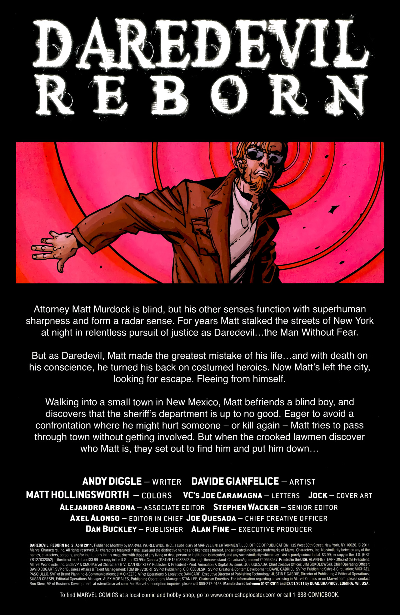 Read online Daredevil: Reborn comic -  Issue #2 - 2