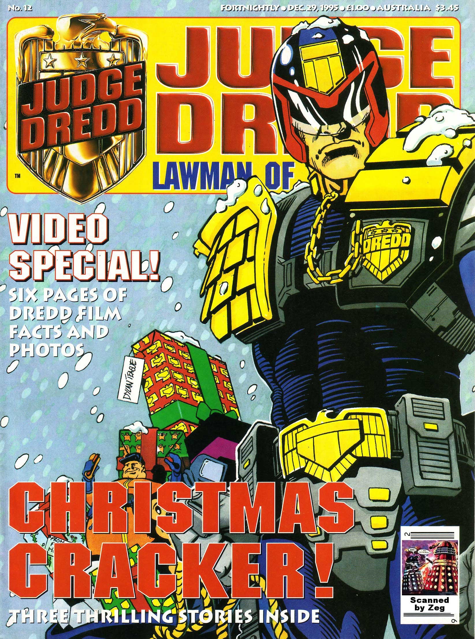 Read online Judge Dredd Lawman of the Future comic -  Issue #12 - 1