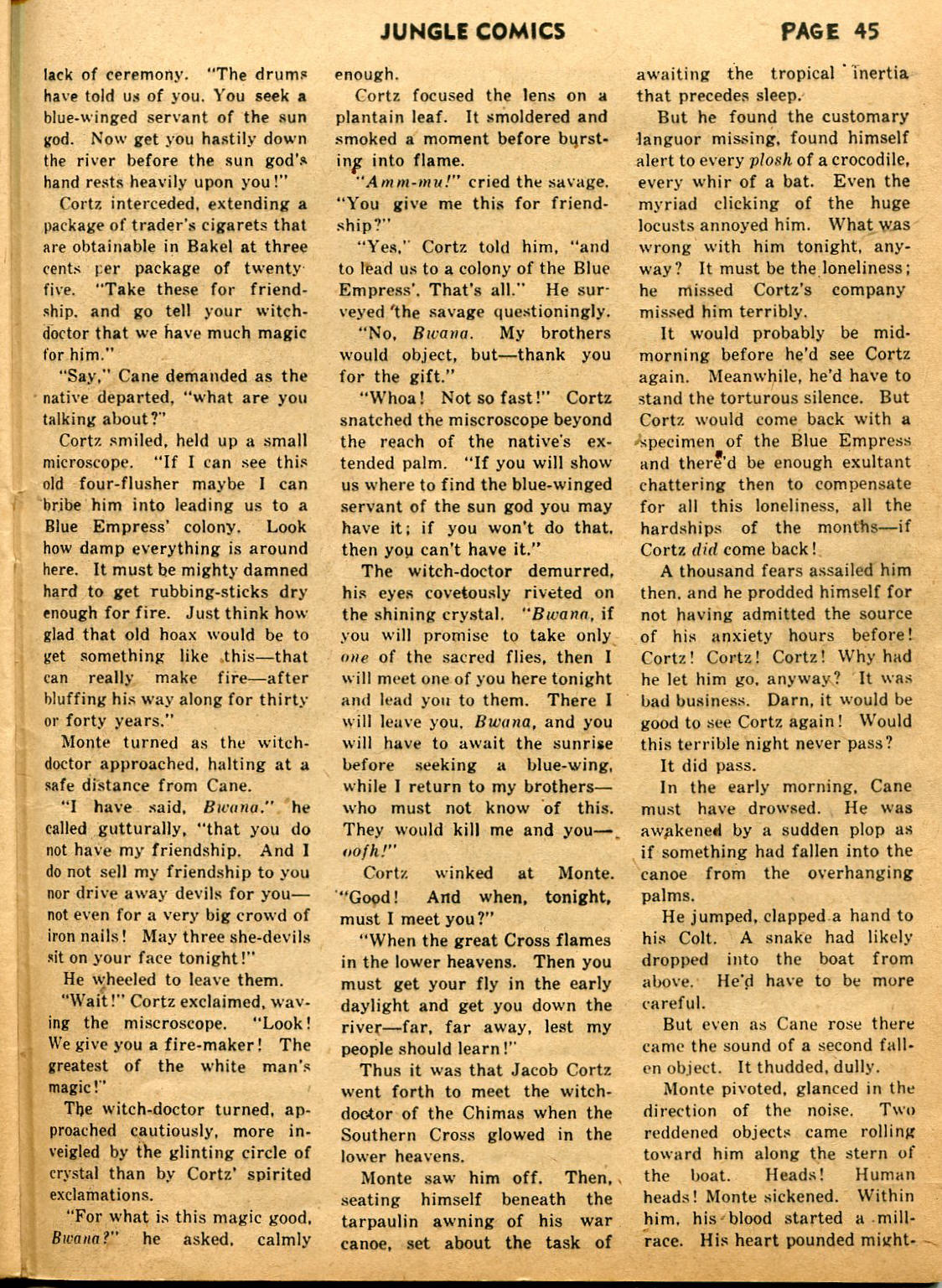 Read online Jungle Comics comic -  Issue #40 - 47