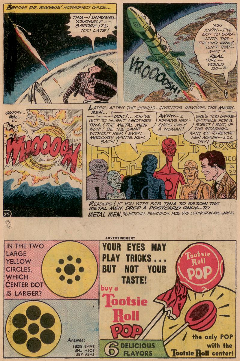 Read online Metal Men (1963) comic -  Issue #2 - 32