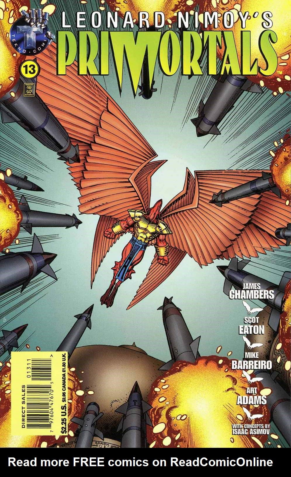 Read online Leonard Nimoy's Primortals (1995) comic -  Issue #13 - 1