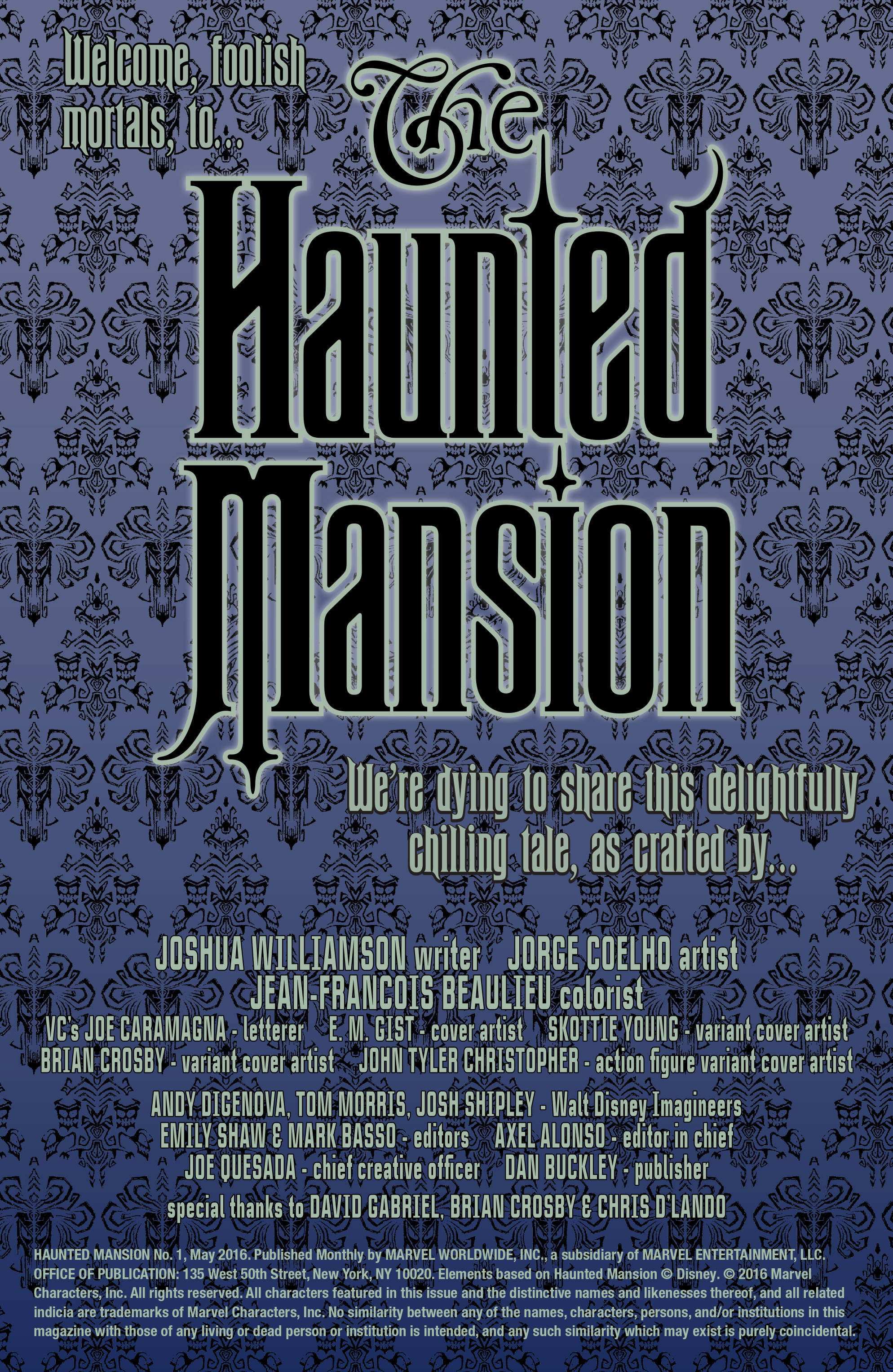 Read online Disney Kingdoms: Haunted Mansion comic -  Issue #1 - 2