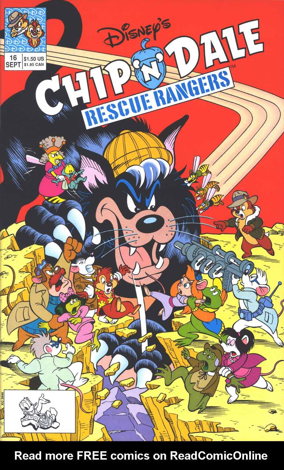 Read online Disney's Chip 'N Dale Rescue Rangers comic -  Issue #16 - 1