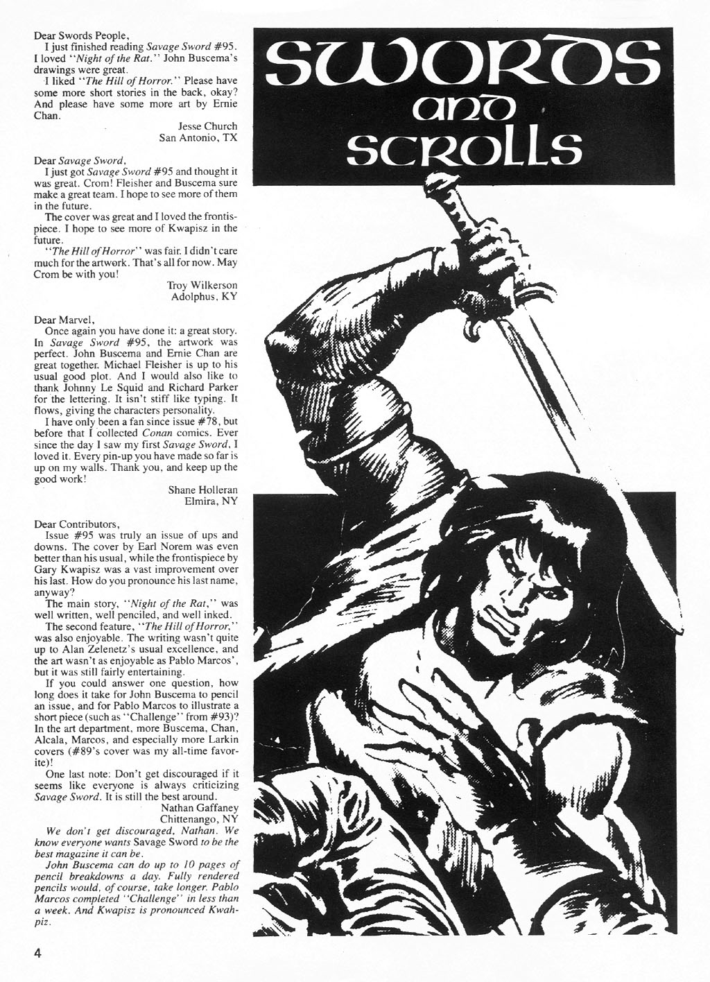 Read online The Savage Sword Of Conan comic -  Issue #99 - 4