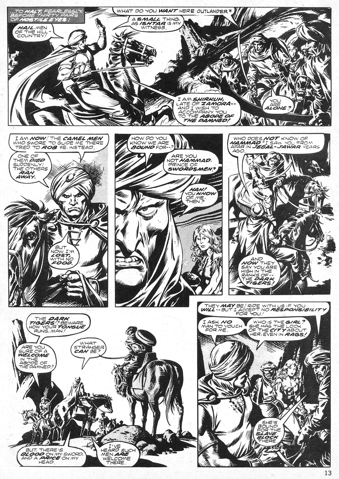Read online The Savage Sword Of Conan comic -  Issue #11 - 13