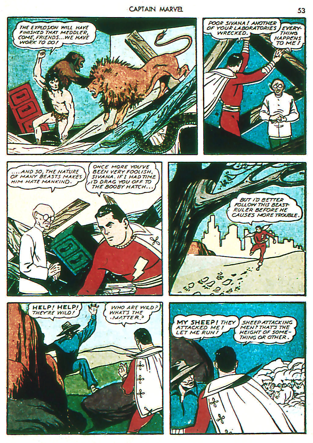 Read online Captain Marvel Adventures comic -  Issue #3 - 56