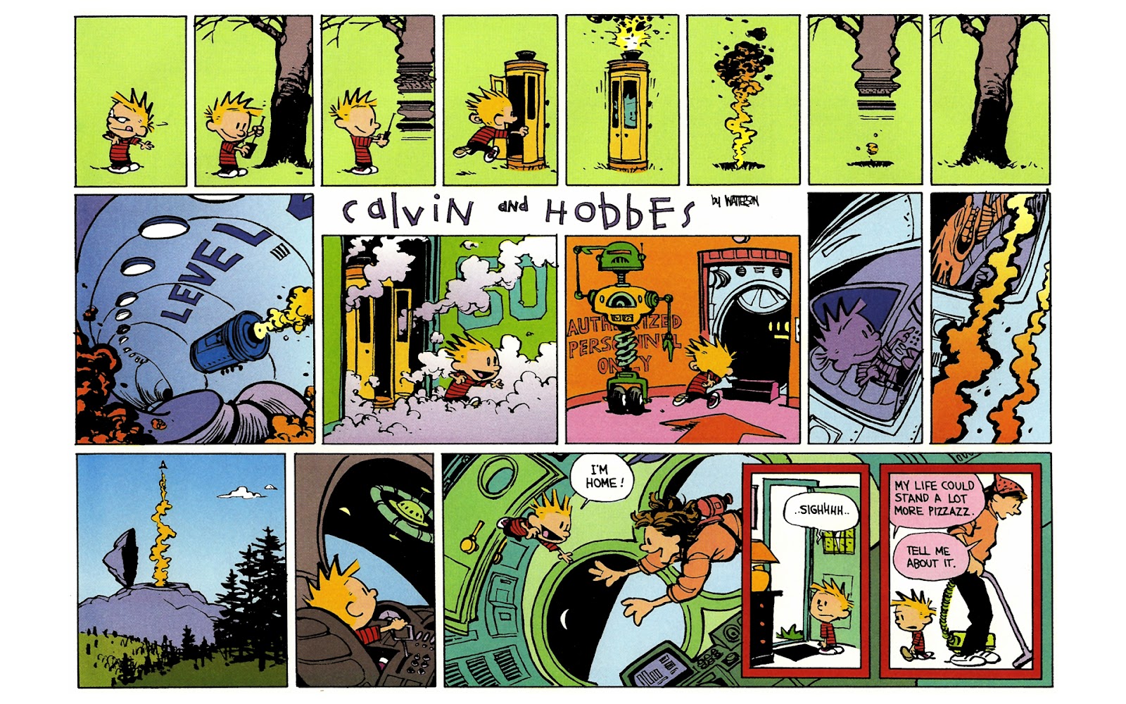 Calvin and Hobbes issue 11 - Page 131
