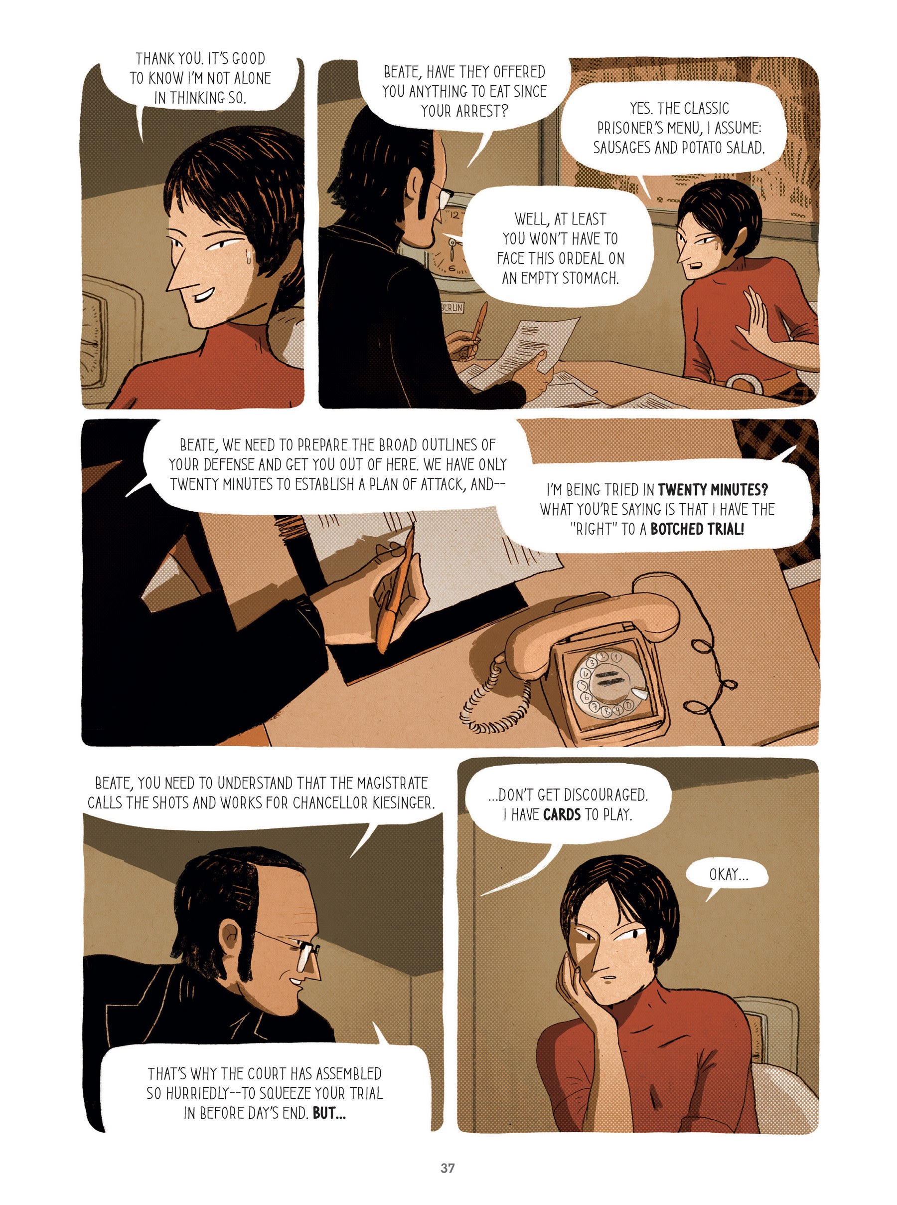 Read online For Justice: The Serge & Beate Klarsfeld Story comic -  Issue # TPB (Part 1) - 38