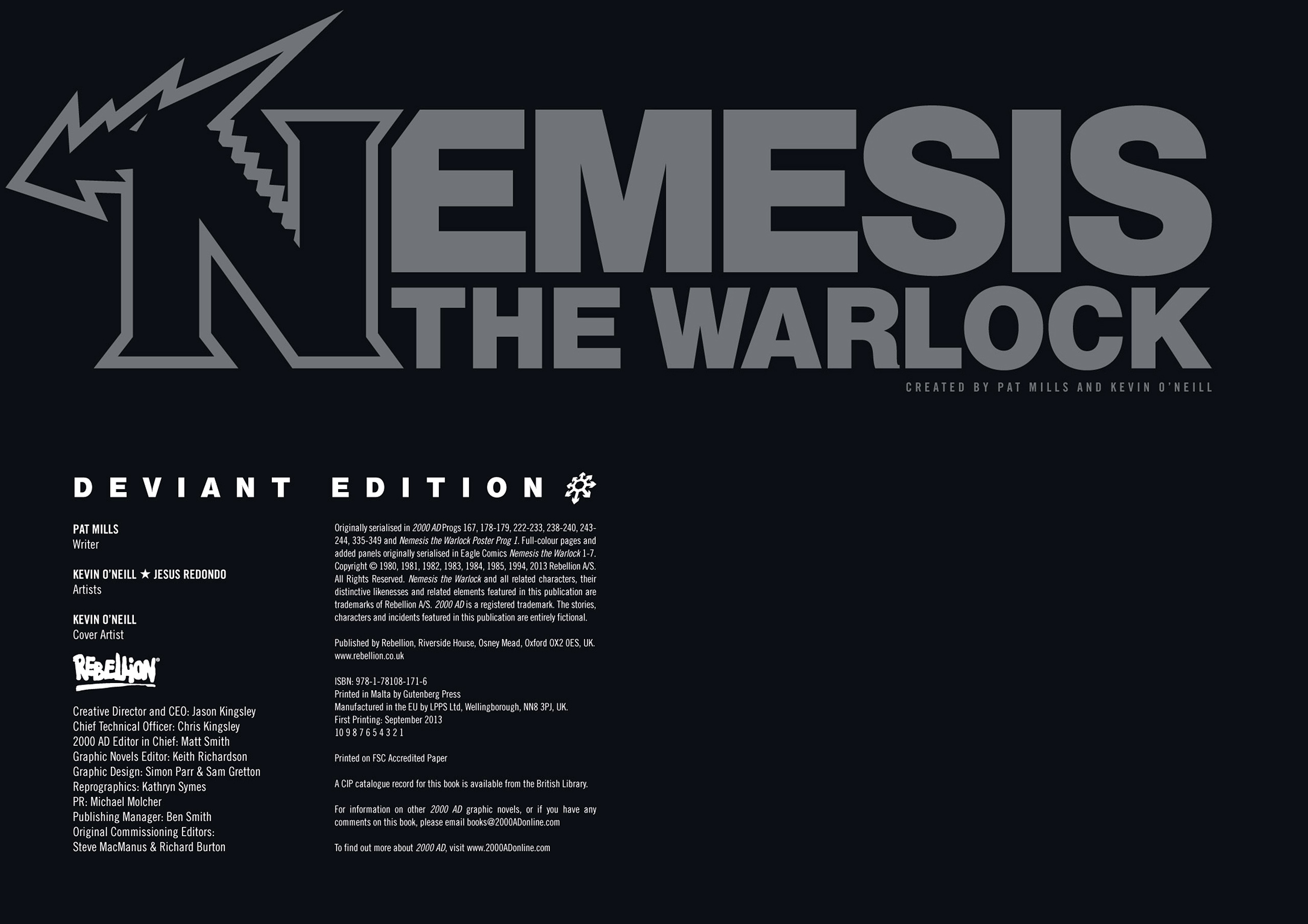 Read online Nemesis The Warlock comic -  Issue # TPB Deviant Edition - 3