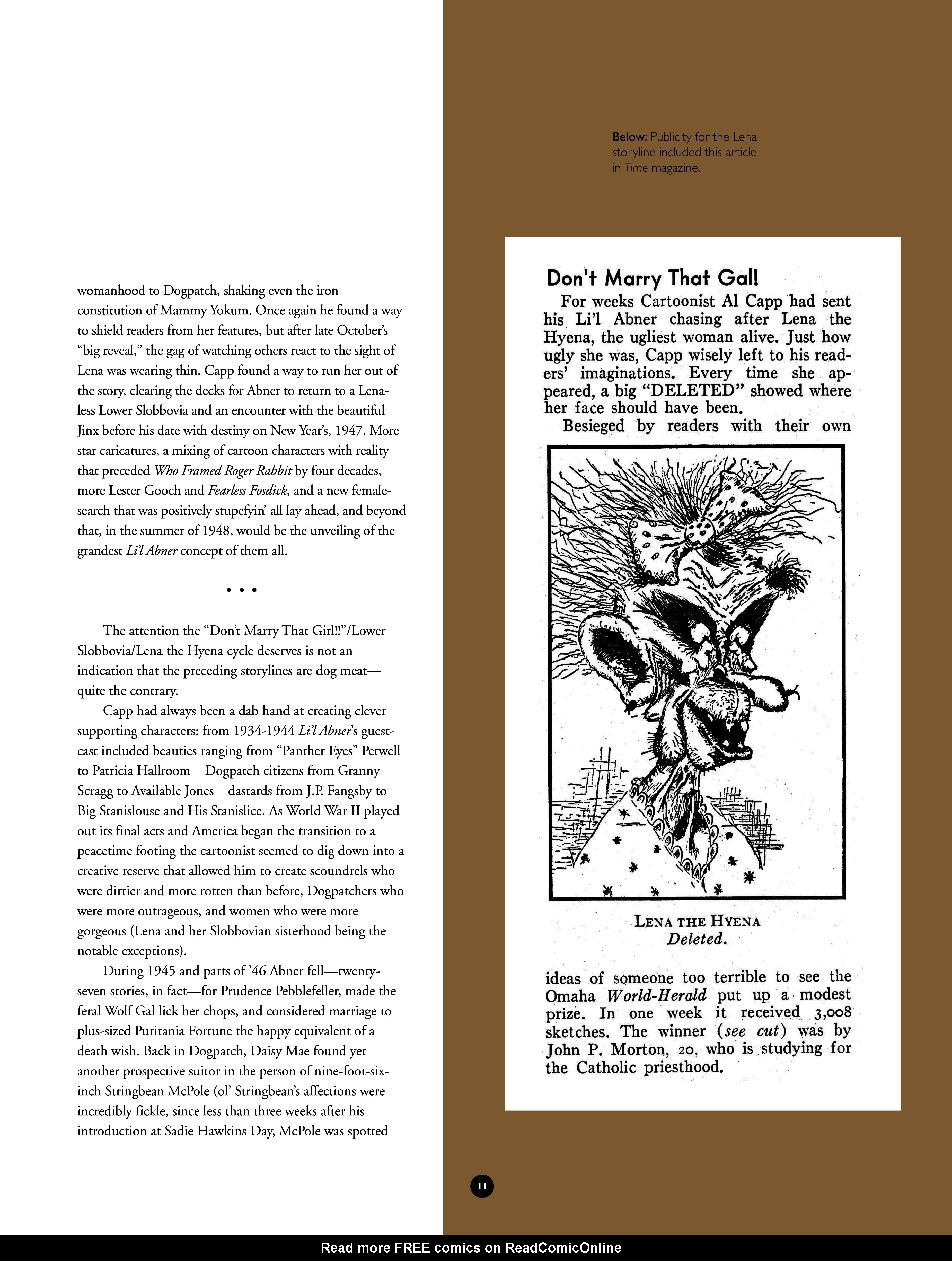 Read online Al Capp's Li'l Abner Complete Daily & Color Sunday Comics comic -  Issue # TPB 6 (Part 1) - 11