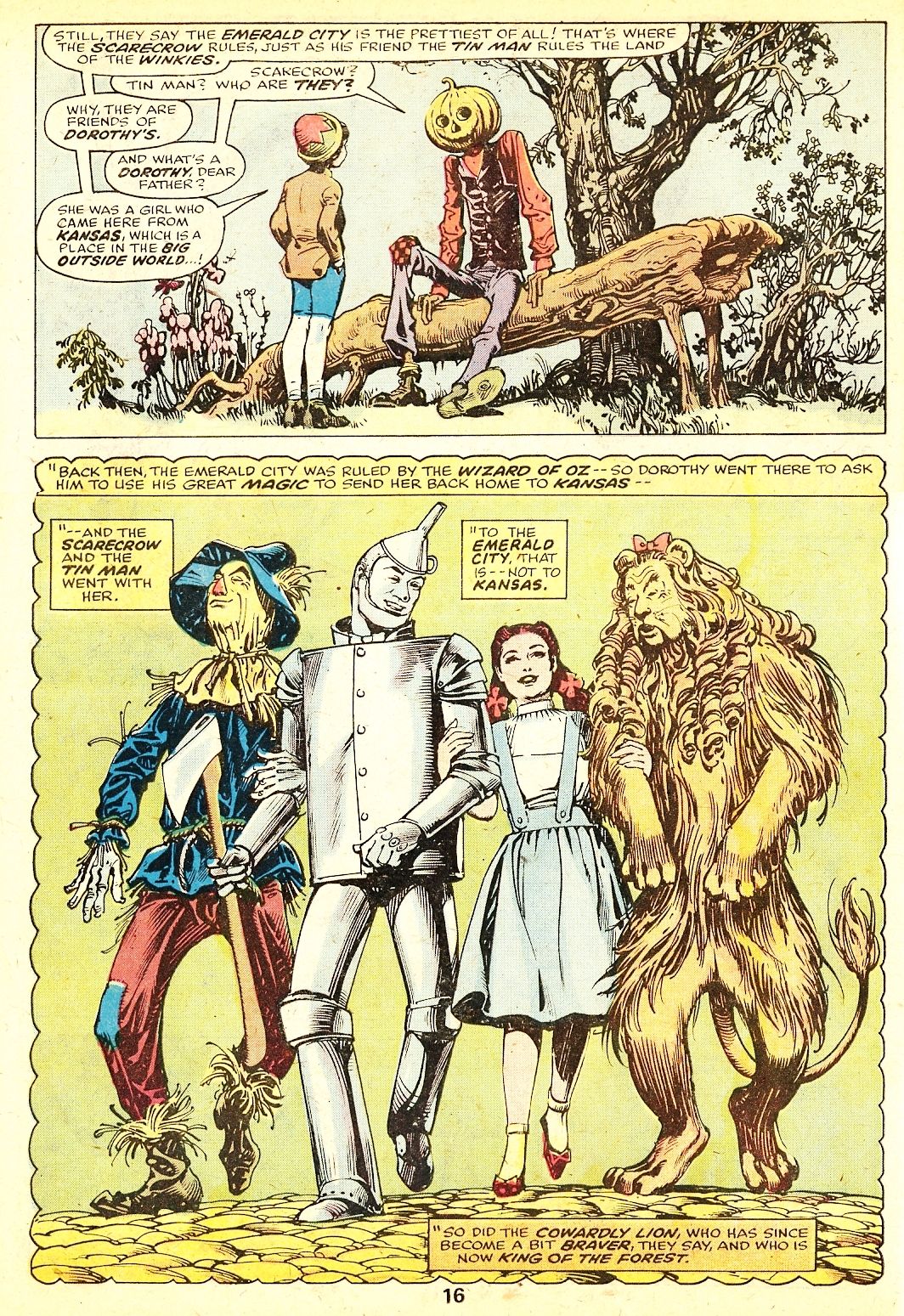 Read online Marvel Treasury of Oz featuring the Marvelous Land of Oz comic -  Issue # Full - 15
