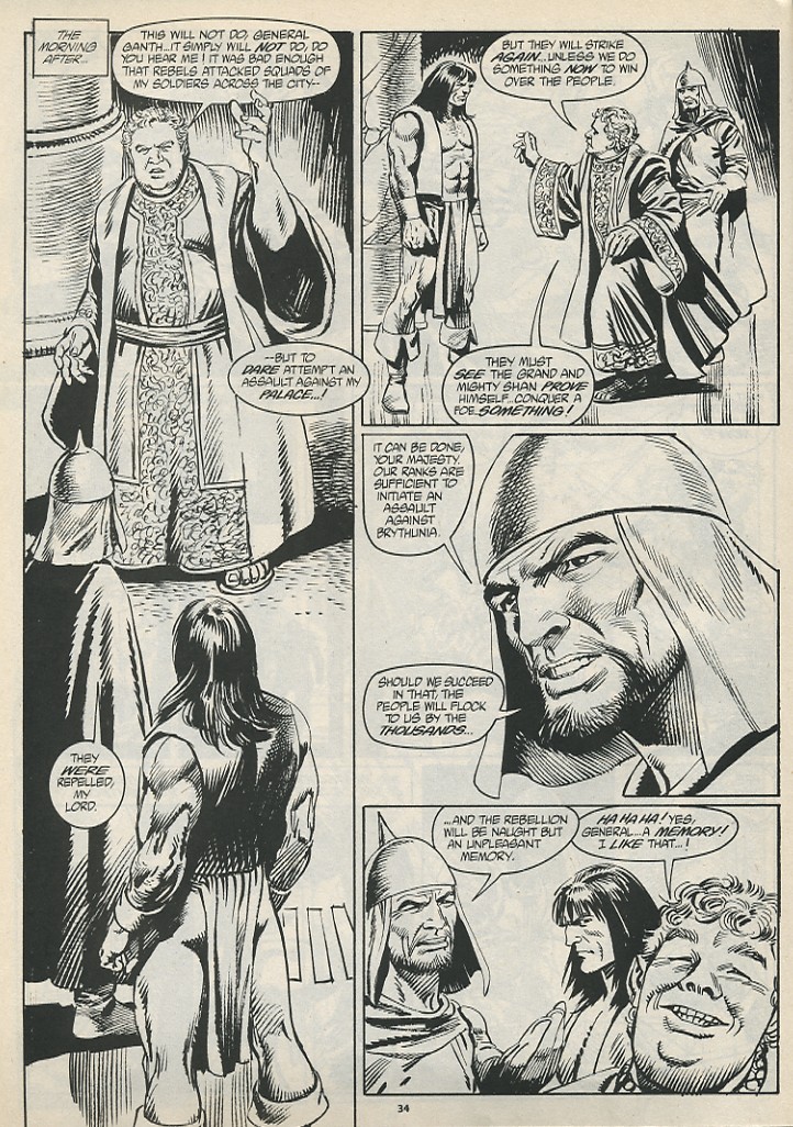 The Savage Sword Of Conan issue 181 - Page 36