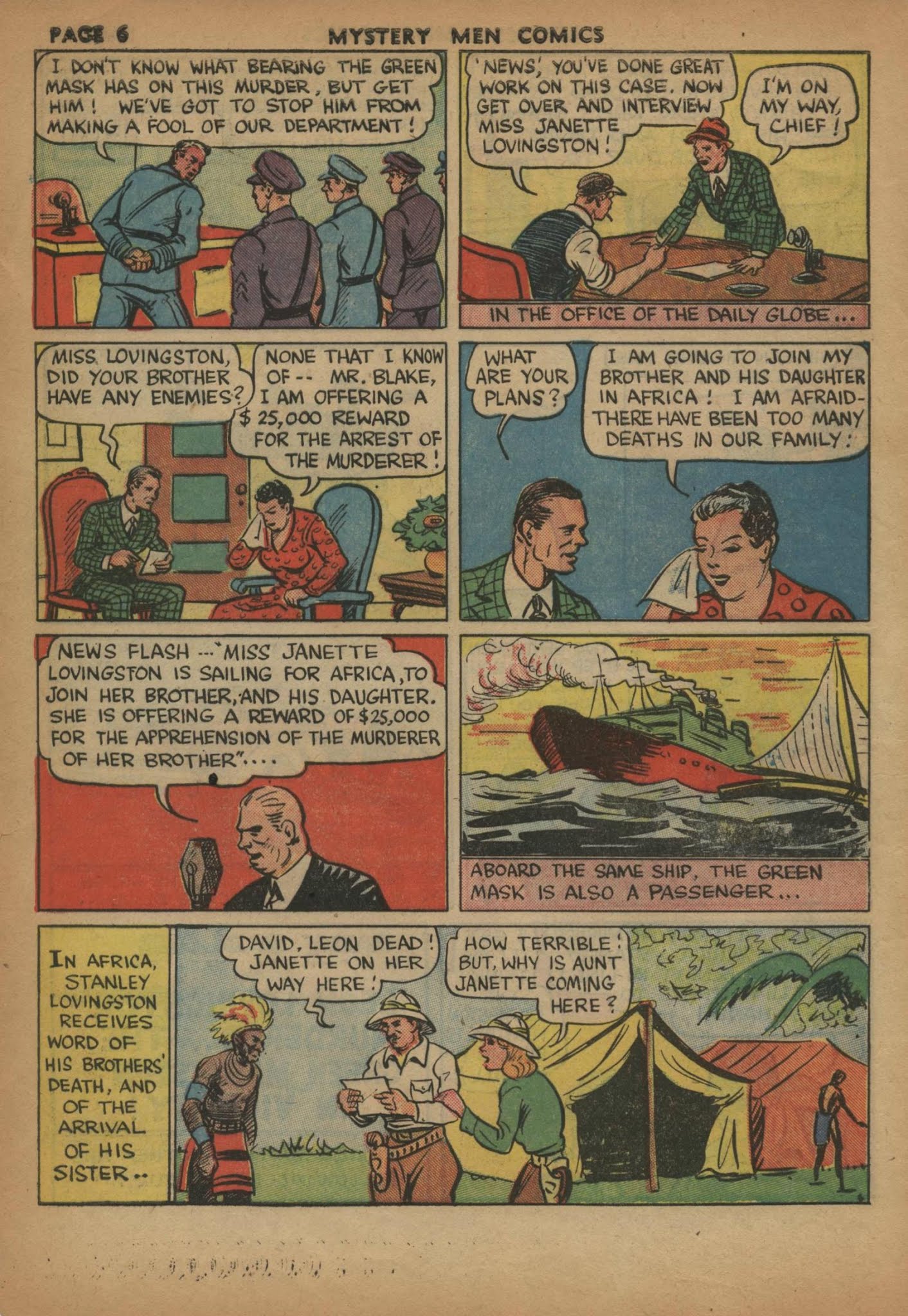 Read online Mystery Men Comics comic -  Issue #5 - 8