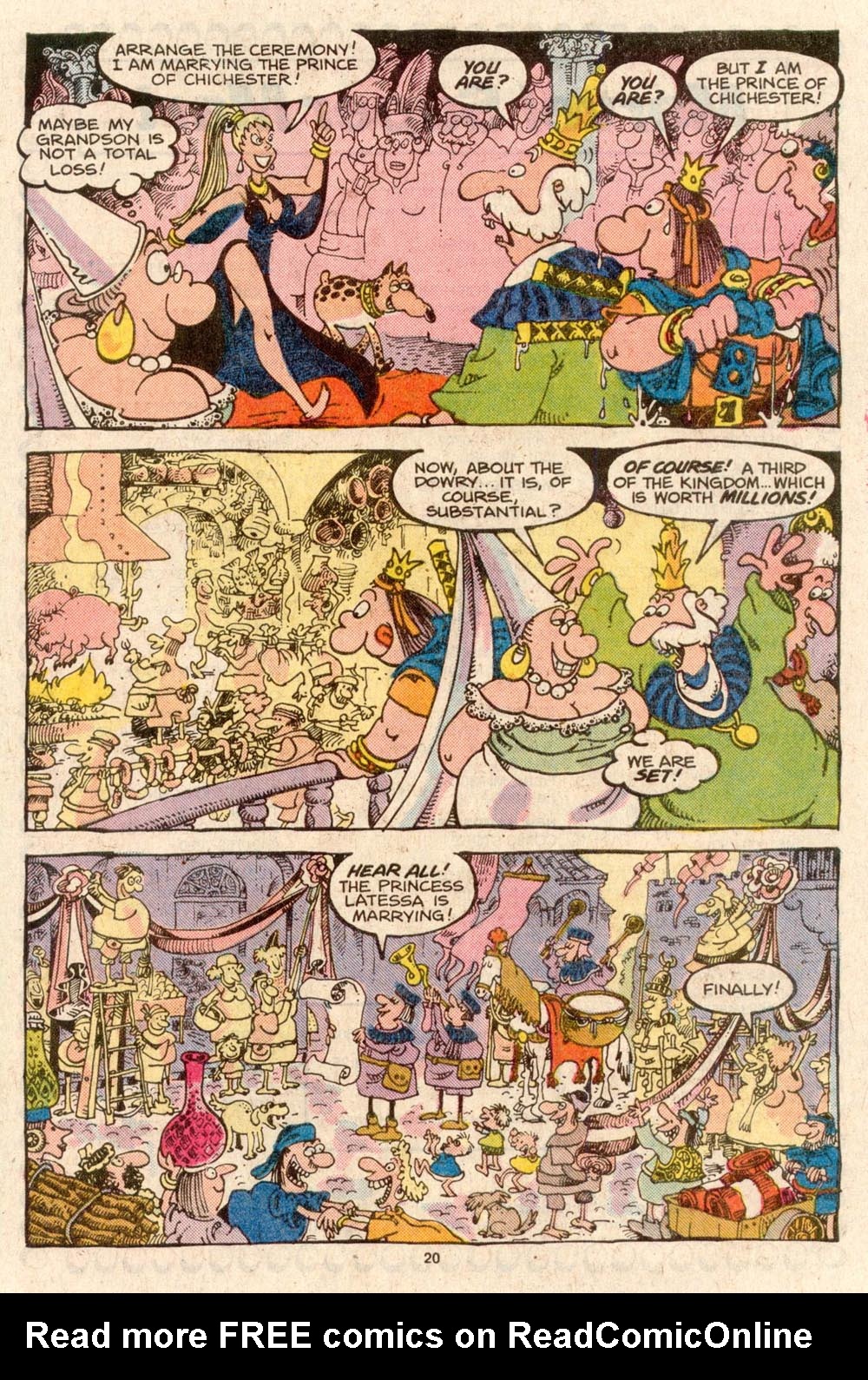 Read online Sergio Aragonés Groo the Wanderer comic -  Issue #42 - 21