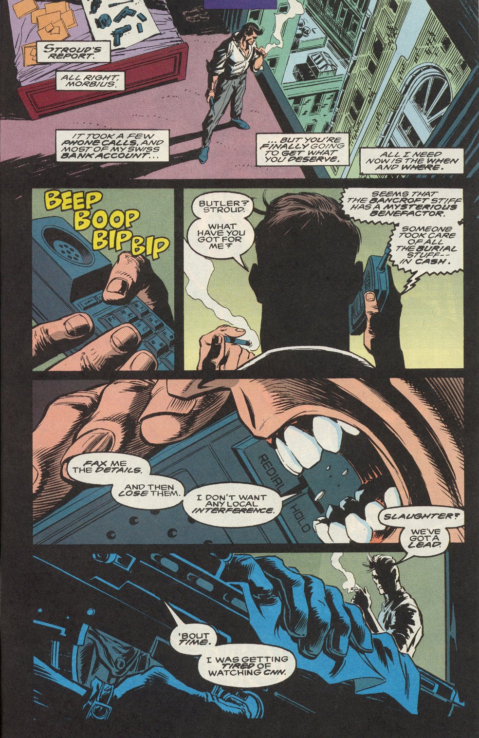 Read online Morbius: The Living Vampire (1992) comic -  Issue #6 - 20