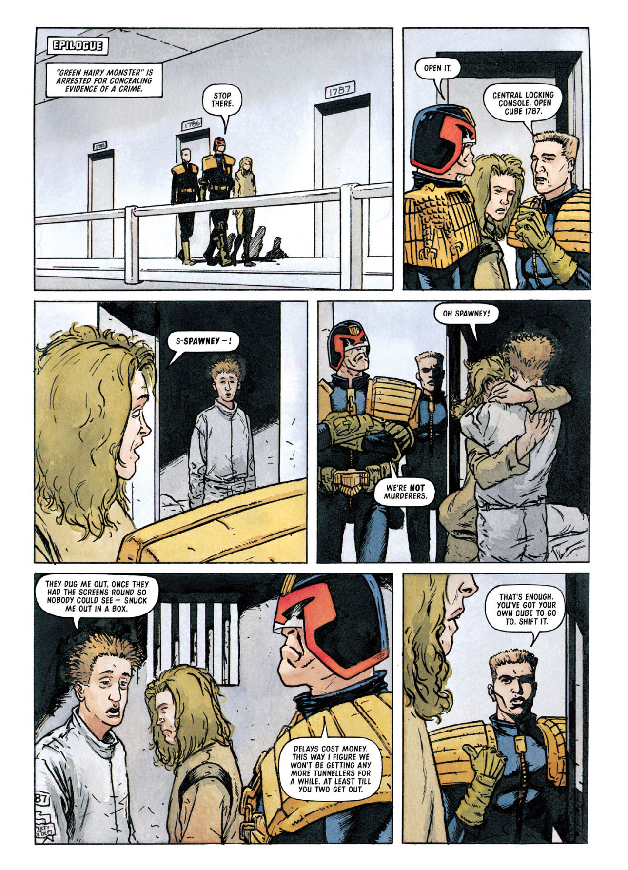 Read online Judge Dredd: The Complete Case Files comic -  Issue # TPB 27 - 109