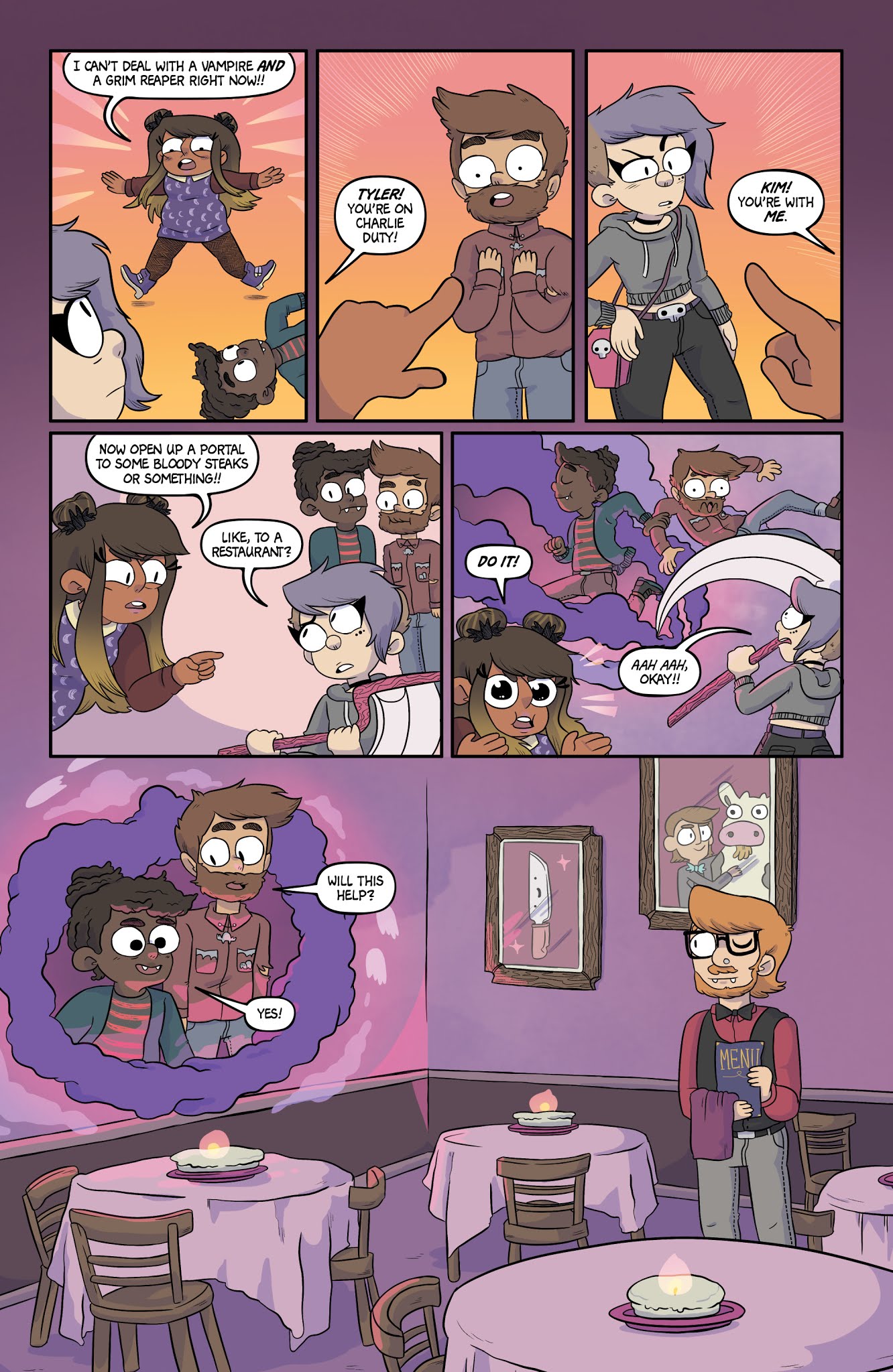 Read online Kim Reaper: Vampire Island comic -  Issue #3 - 6