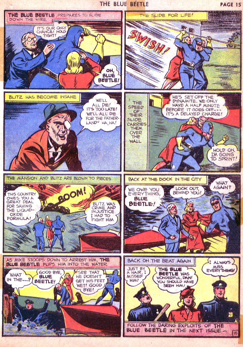 Read online The Blue Beetle comic -  Issue #4 - 16