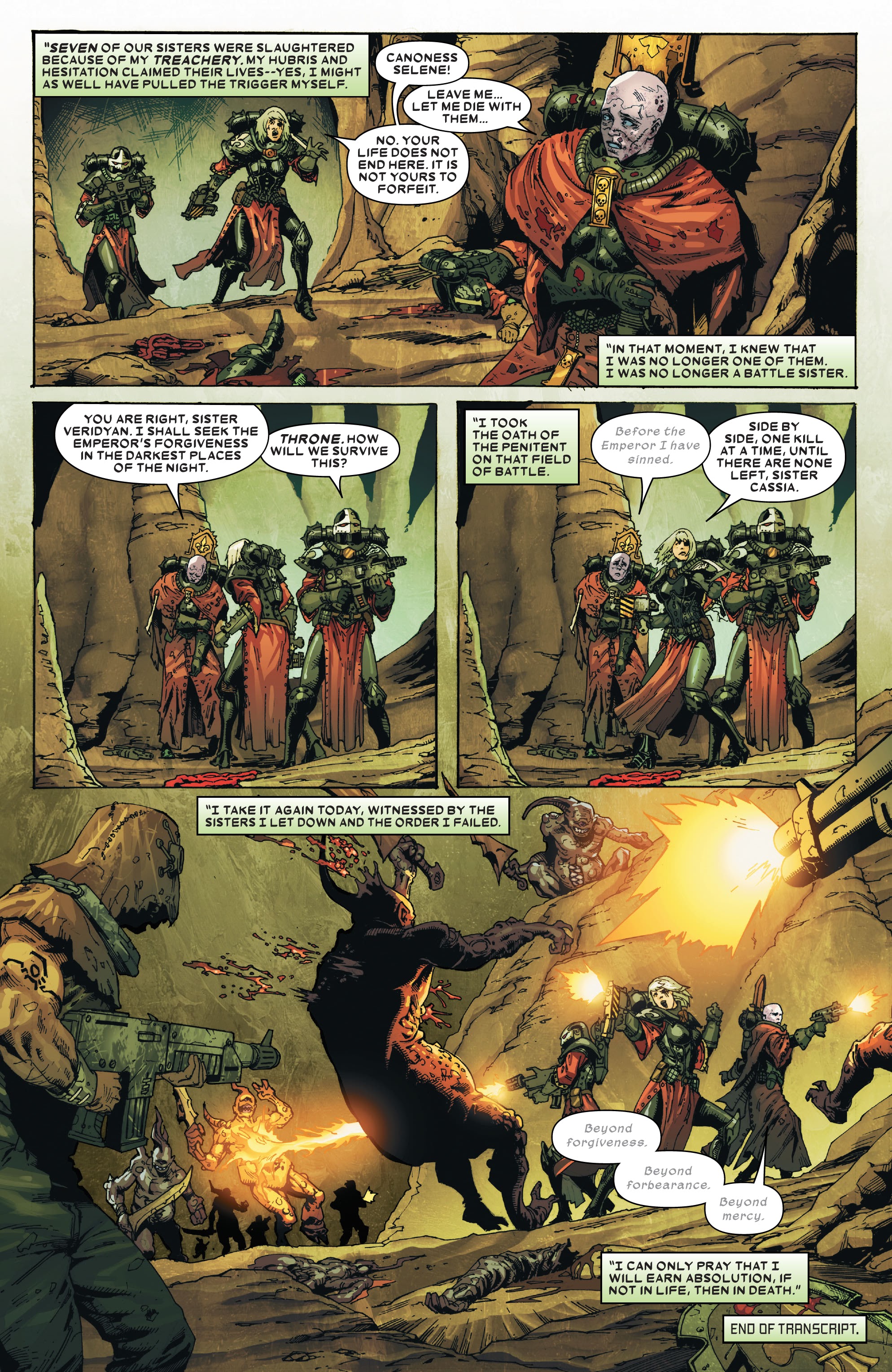 Read online Warhammer 40,000: Sisters Of Battle comic -  Issue #3 - 4