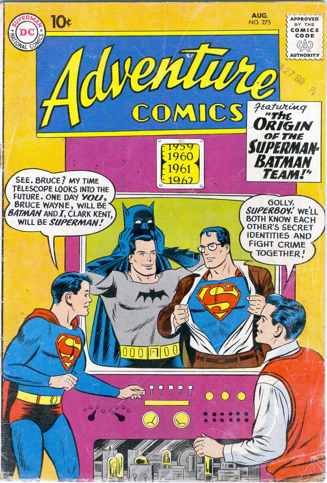 Adventure Comics (1938) issue 275 - Page 1