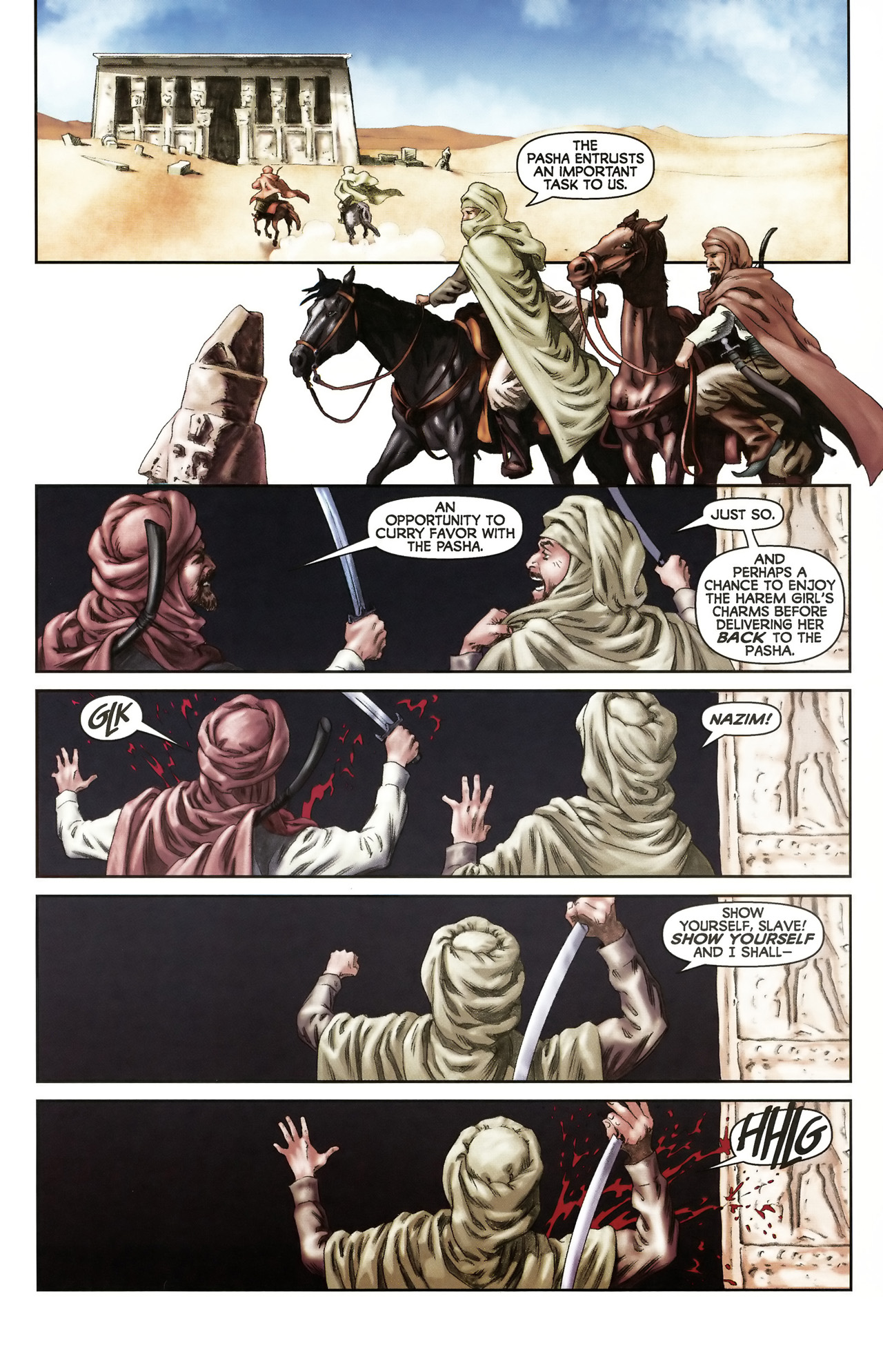 Read online Samurai: Heaven and Earth (2006) comic -  Issue #5 - 9