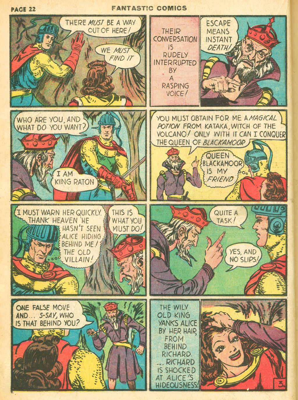 Read online Fantastic Comics comic -  Issue #12 - 24