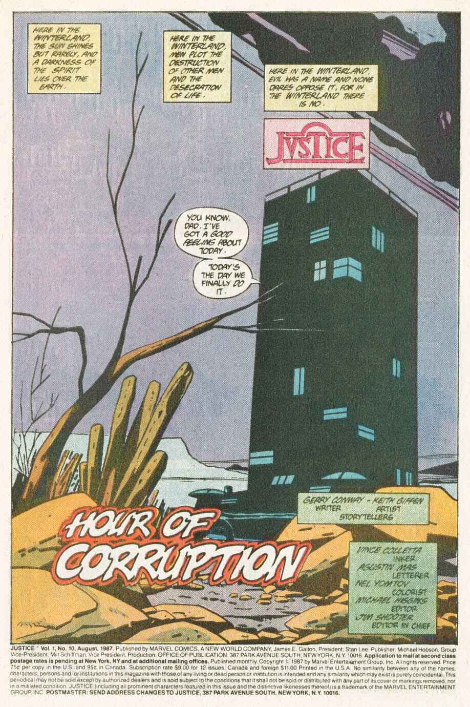Read online Justice (1986) comic -  Issue #10 - 2