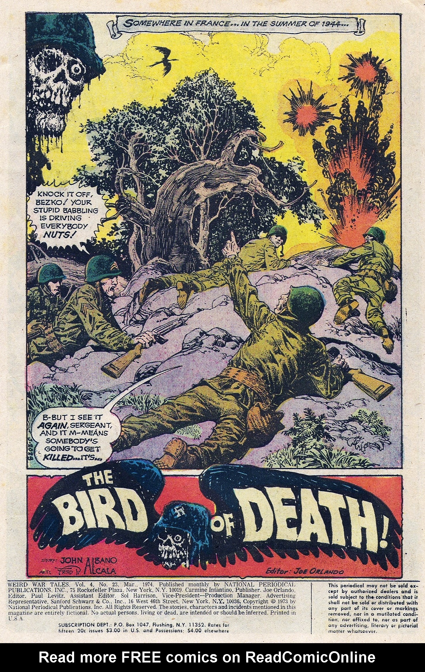 Read online Weird War Tales (1971) comic -  Issue #23 - 3