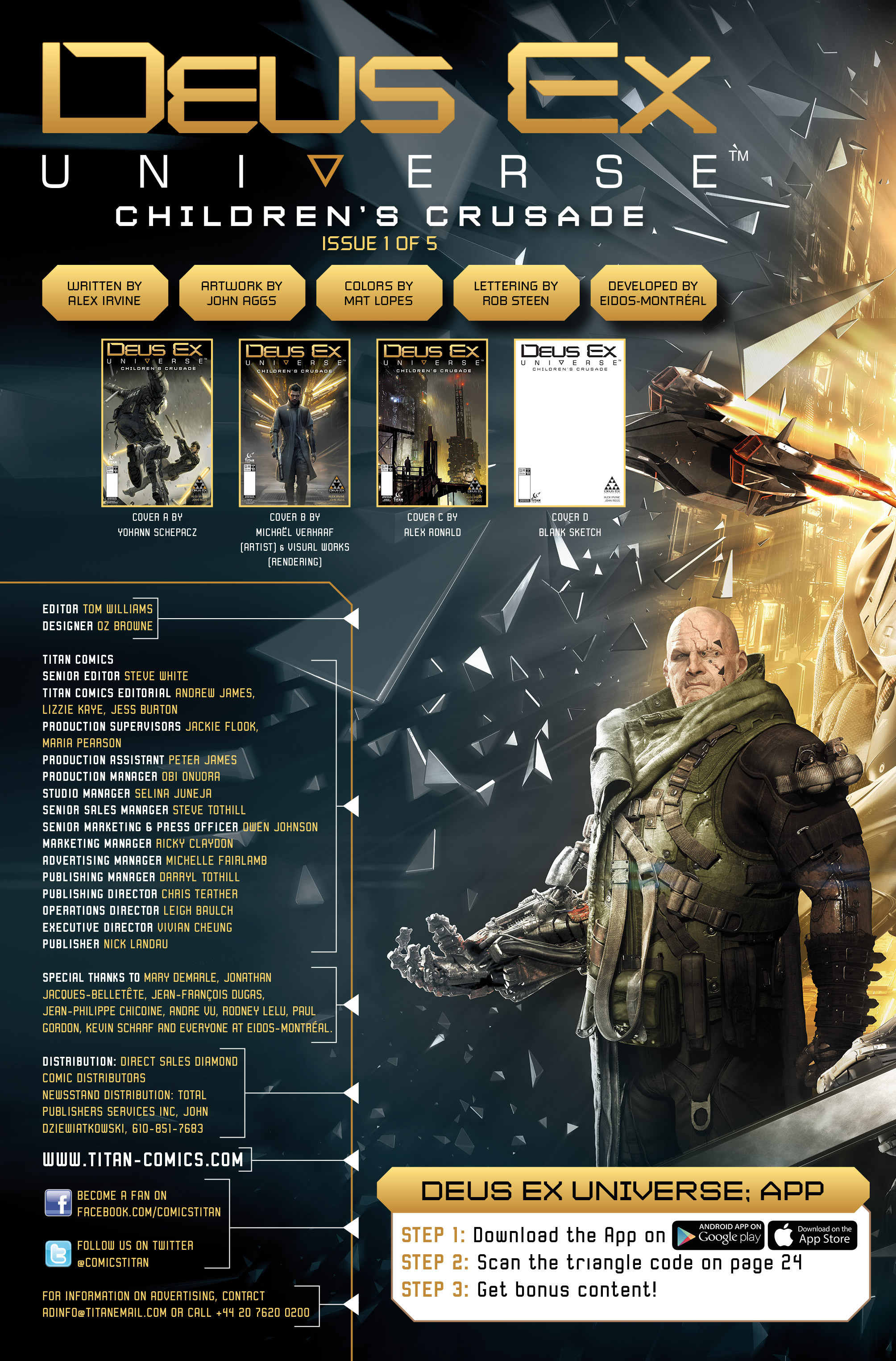 Read online Deus Ex: Children's Crusade comic -  Issue #1 - 2