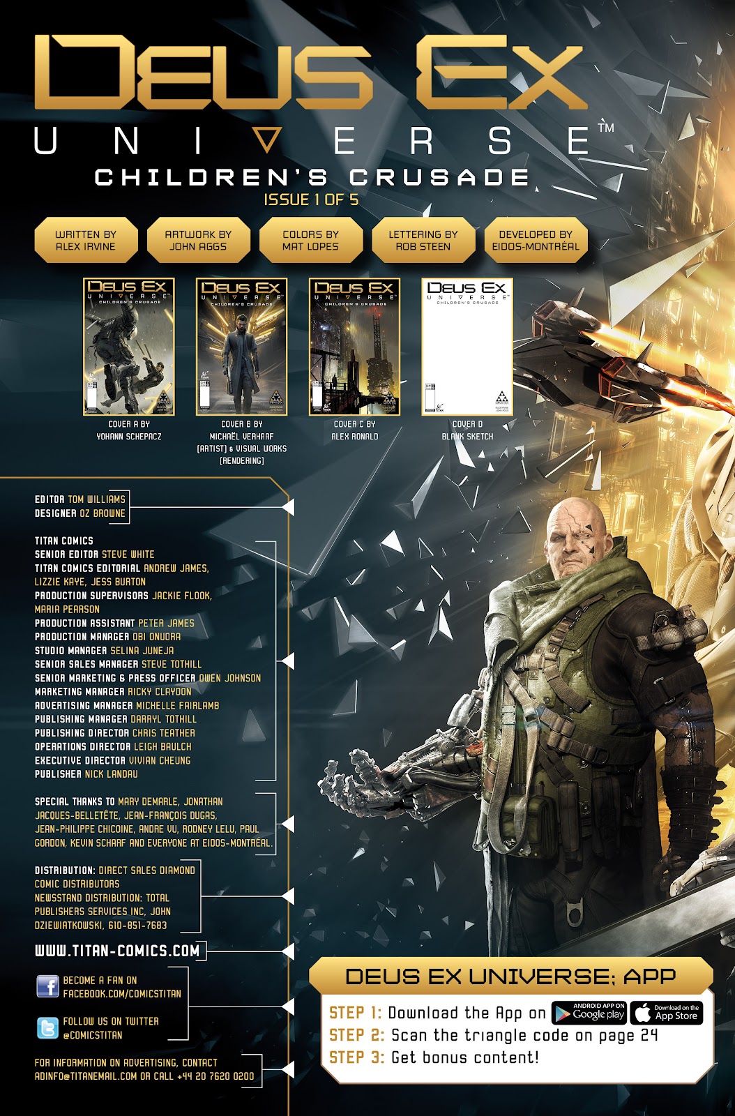 Deus Ex: Children's Crusade issue 1 - Page 2