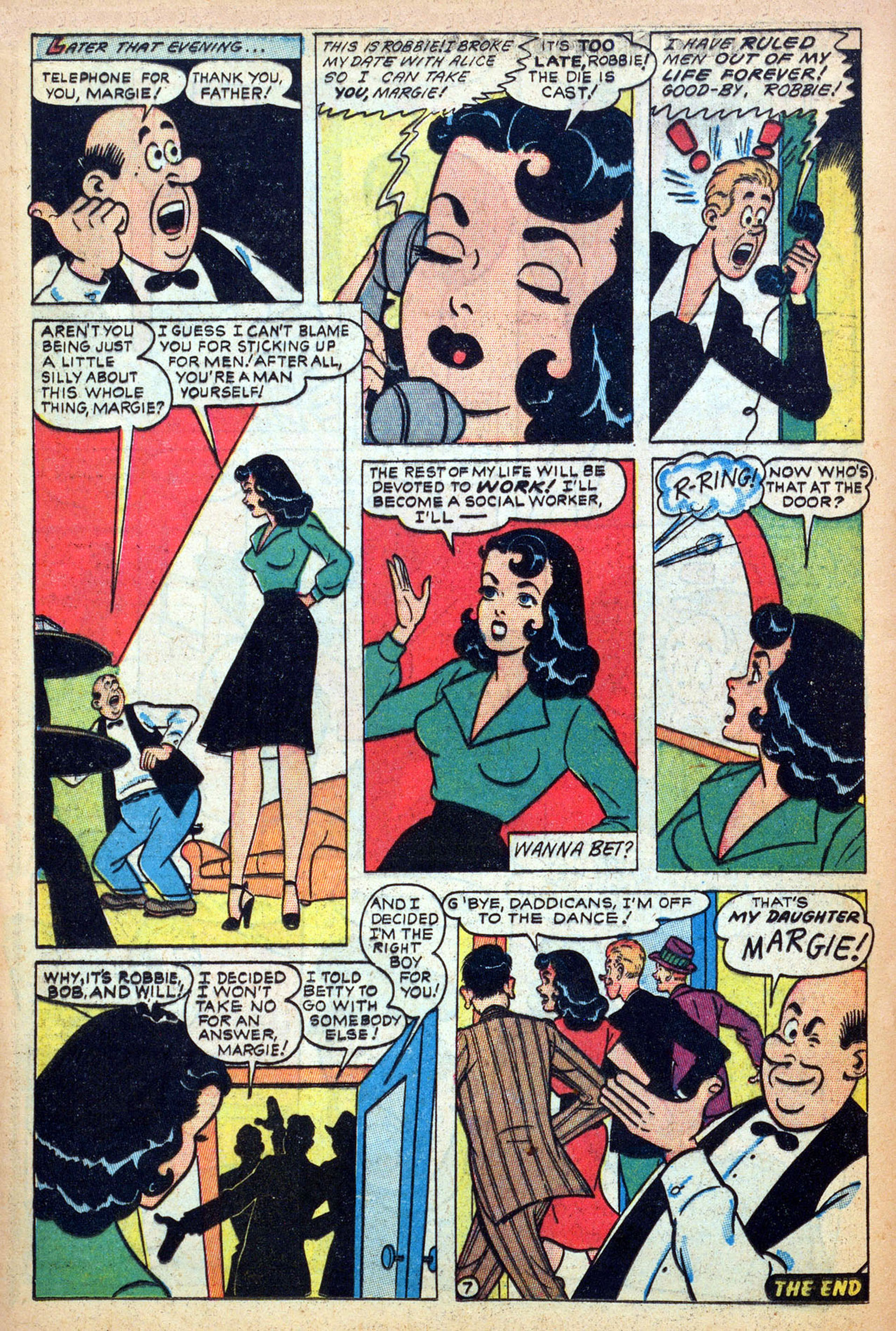 Read online Margie Comics comic -  Issue #41 - 16