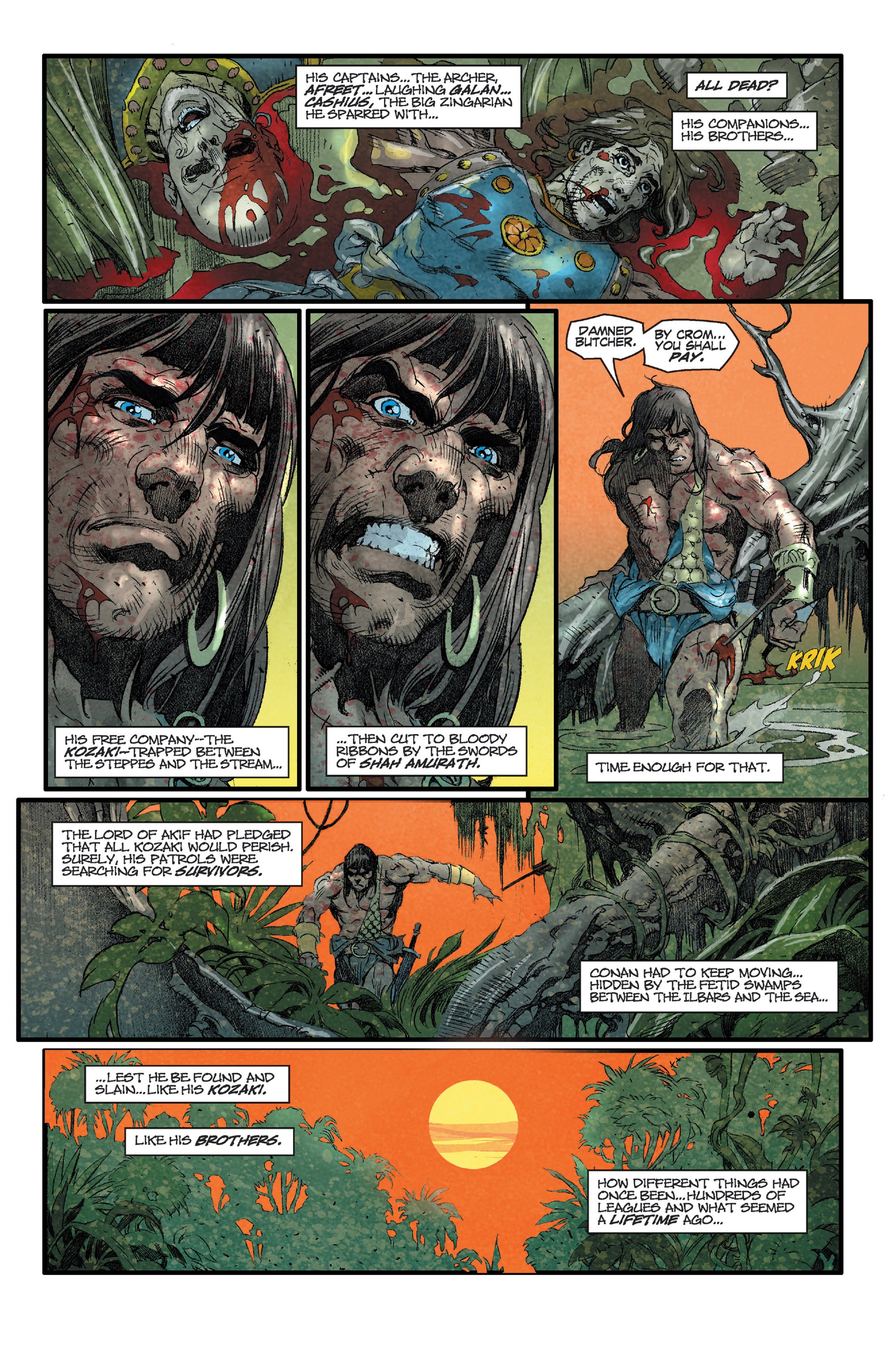 Read online Conan Chronicles Epic Collection comic -  Issue # TPB The Battle of Shamla Pass (Part 2) - 94