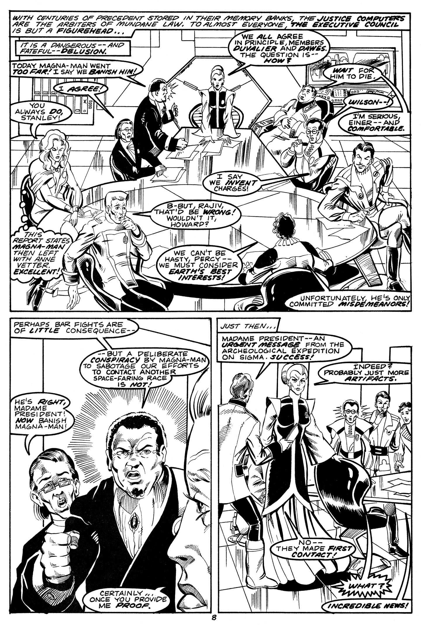 Read online Magna-Man: The Last Superhero comic -  Issue #1 - 9
