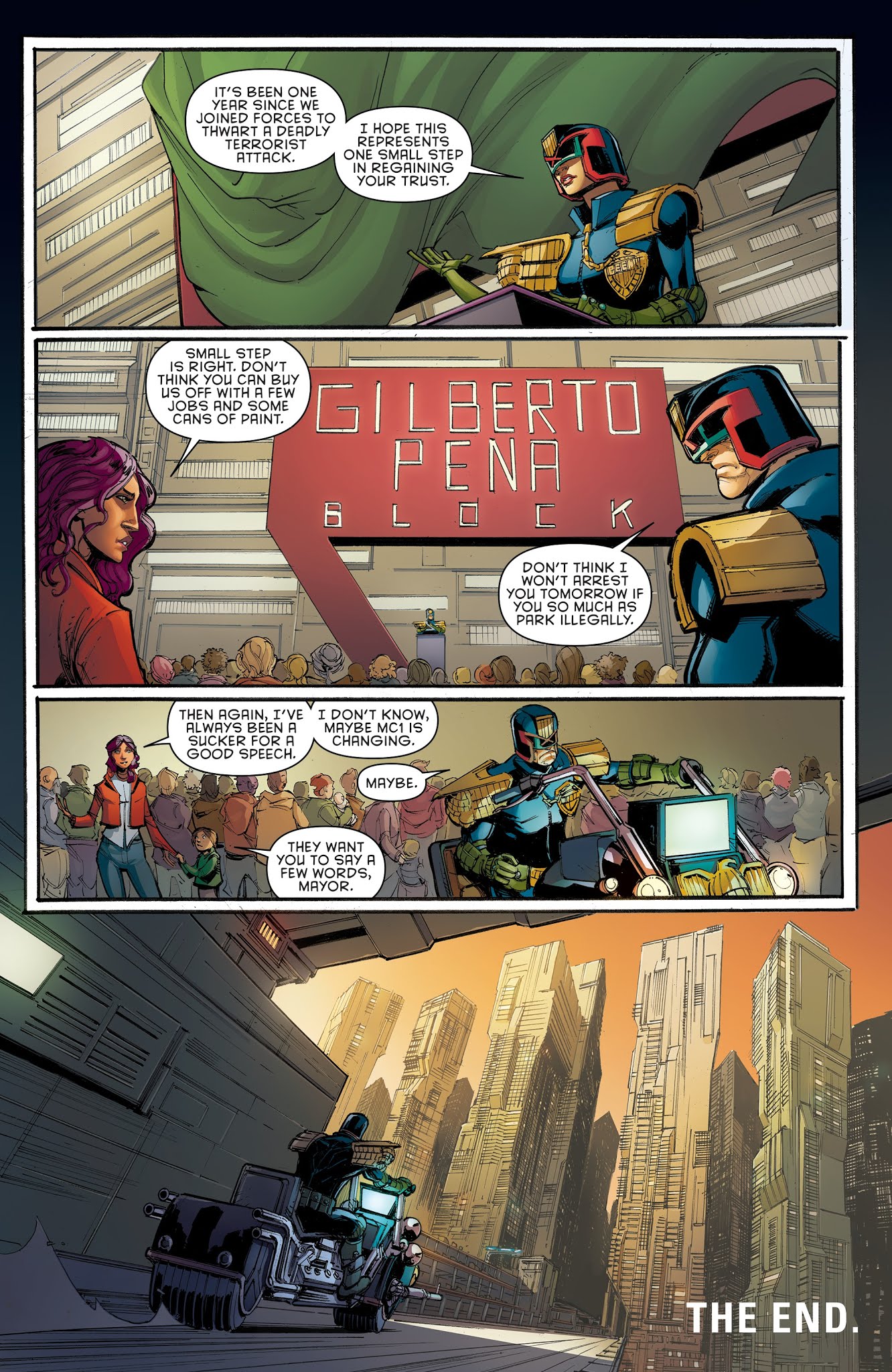 Read online Judge Dredd: Under Siege comic -  Issue #4 - 22
