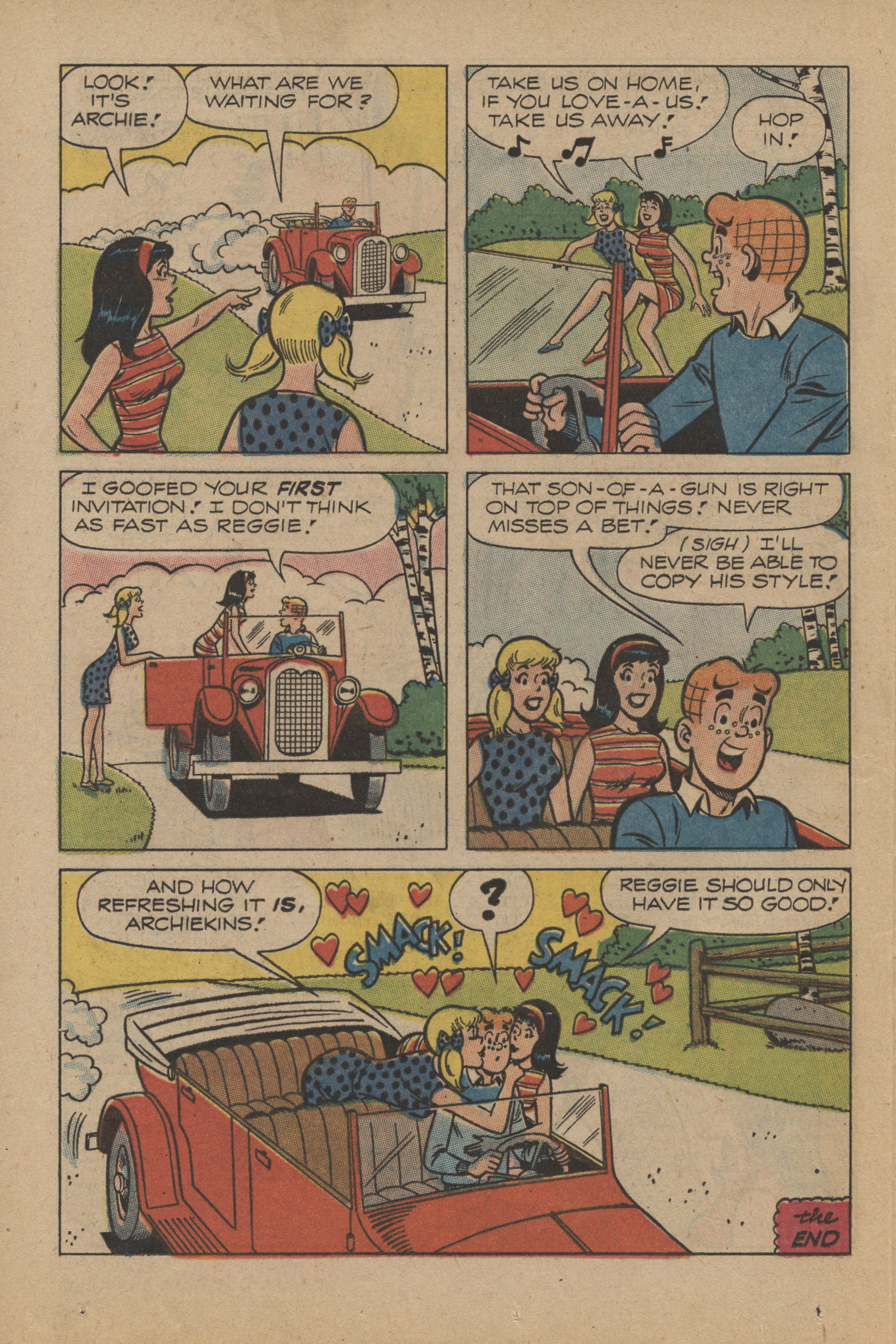 Read online Reggie and Me (1966) comic -  Issue #33 - 24