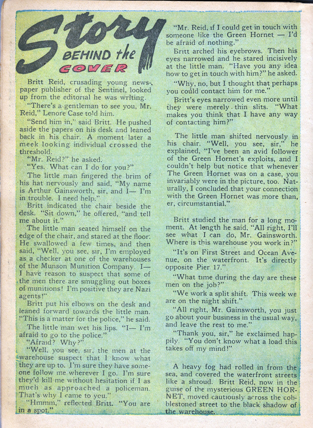 Read online Green Hornet Comics comic -  Issue #13 - 43