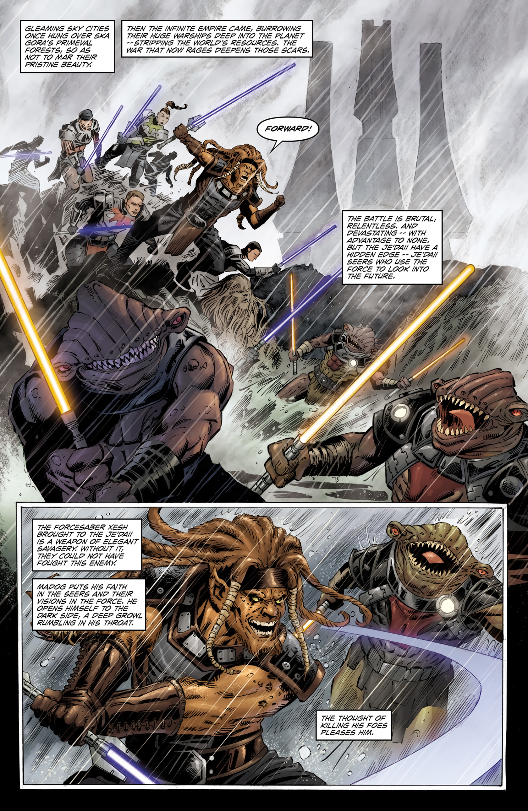 Read online Star Wars: Dawn of the Jedi - Force War comic -  Issue #3 - 3