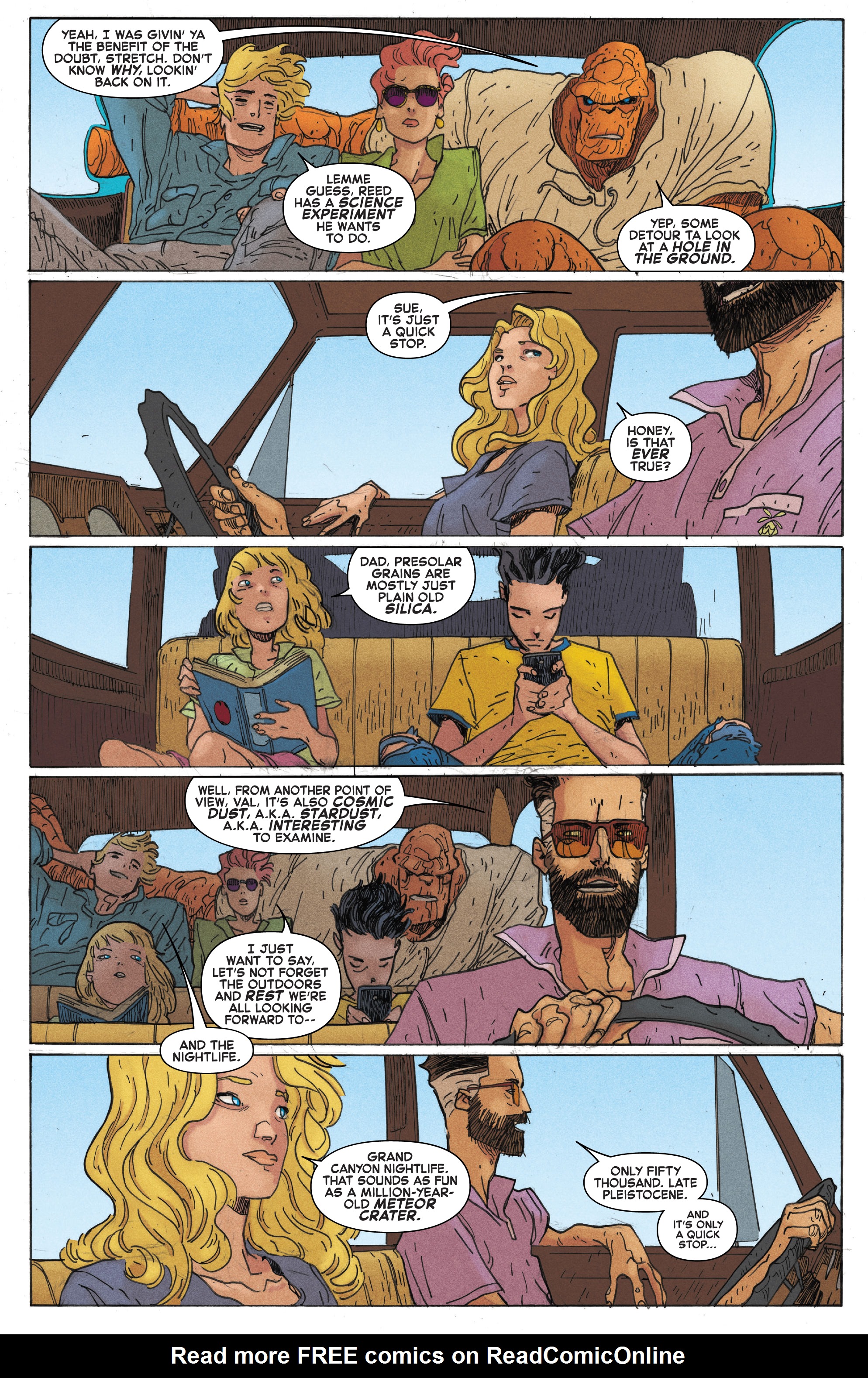 Read online Fantastic Four: Road Trip comic -  Issue # Full - 5