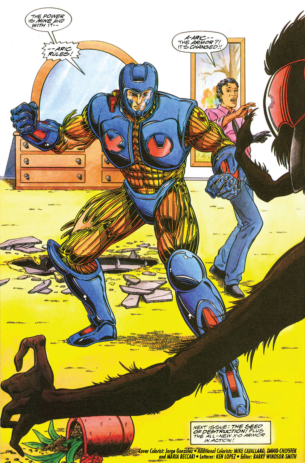 Read online X-O Manowar (1992) comic -  Issue #10 - 22
