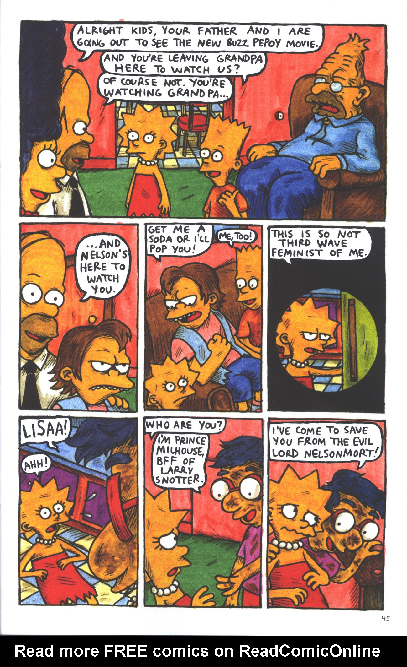 Read online Treehouse of Horror comic -  Issue #15 - 48