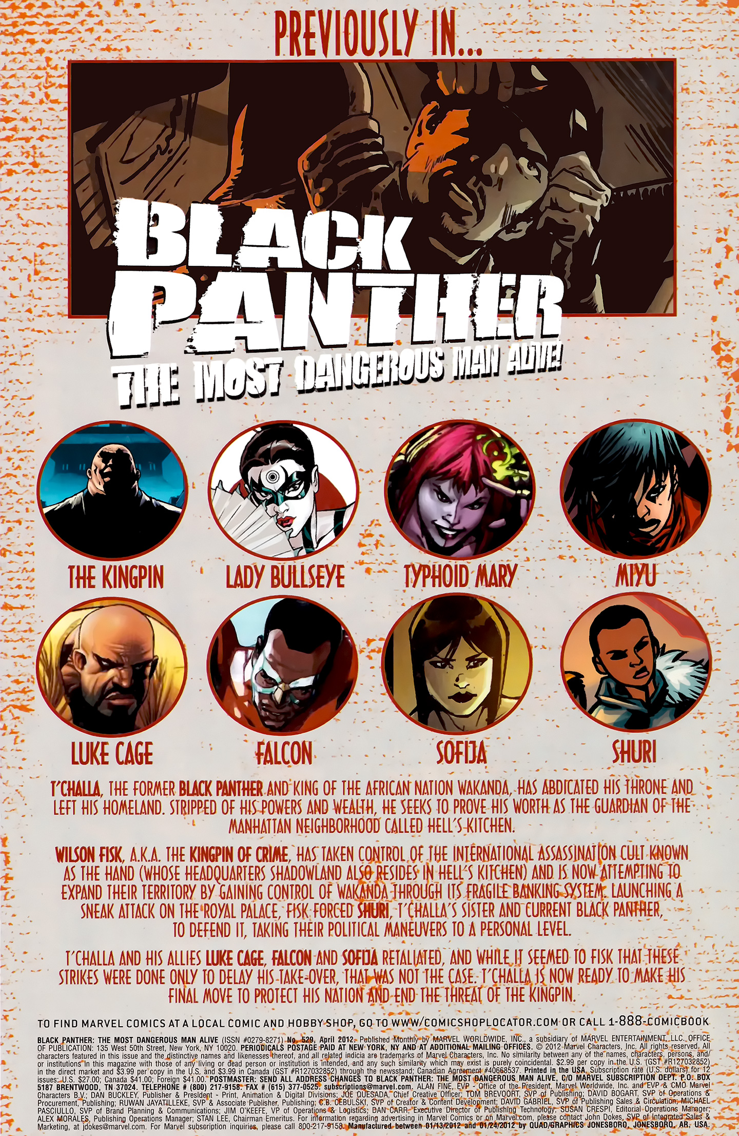 Read online Black Panther: The Most Dangerous Man Alive comic -  Issue #529 - 2