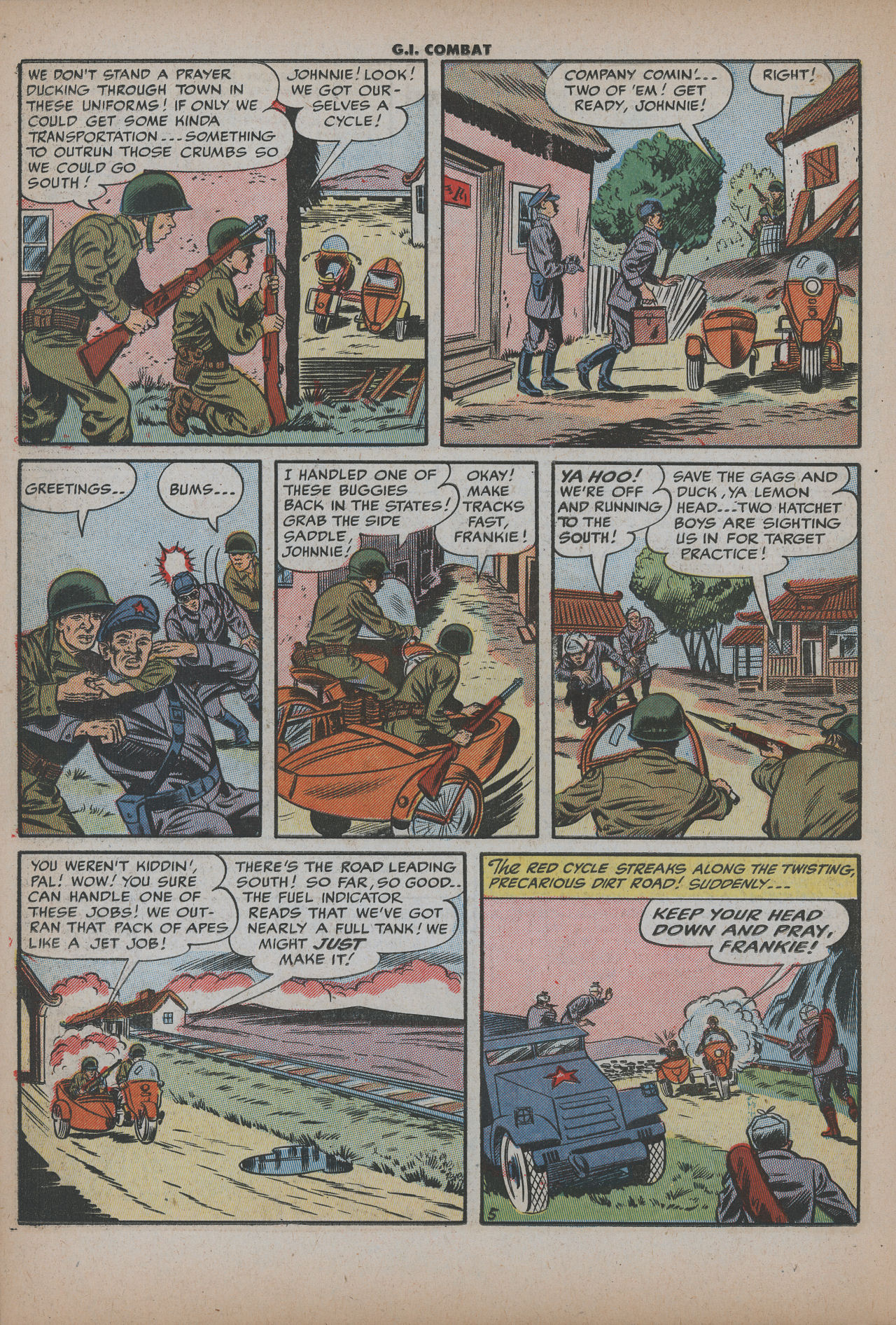 Read online G.I. Combat (1952) comic -  Issue #19 - 16