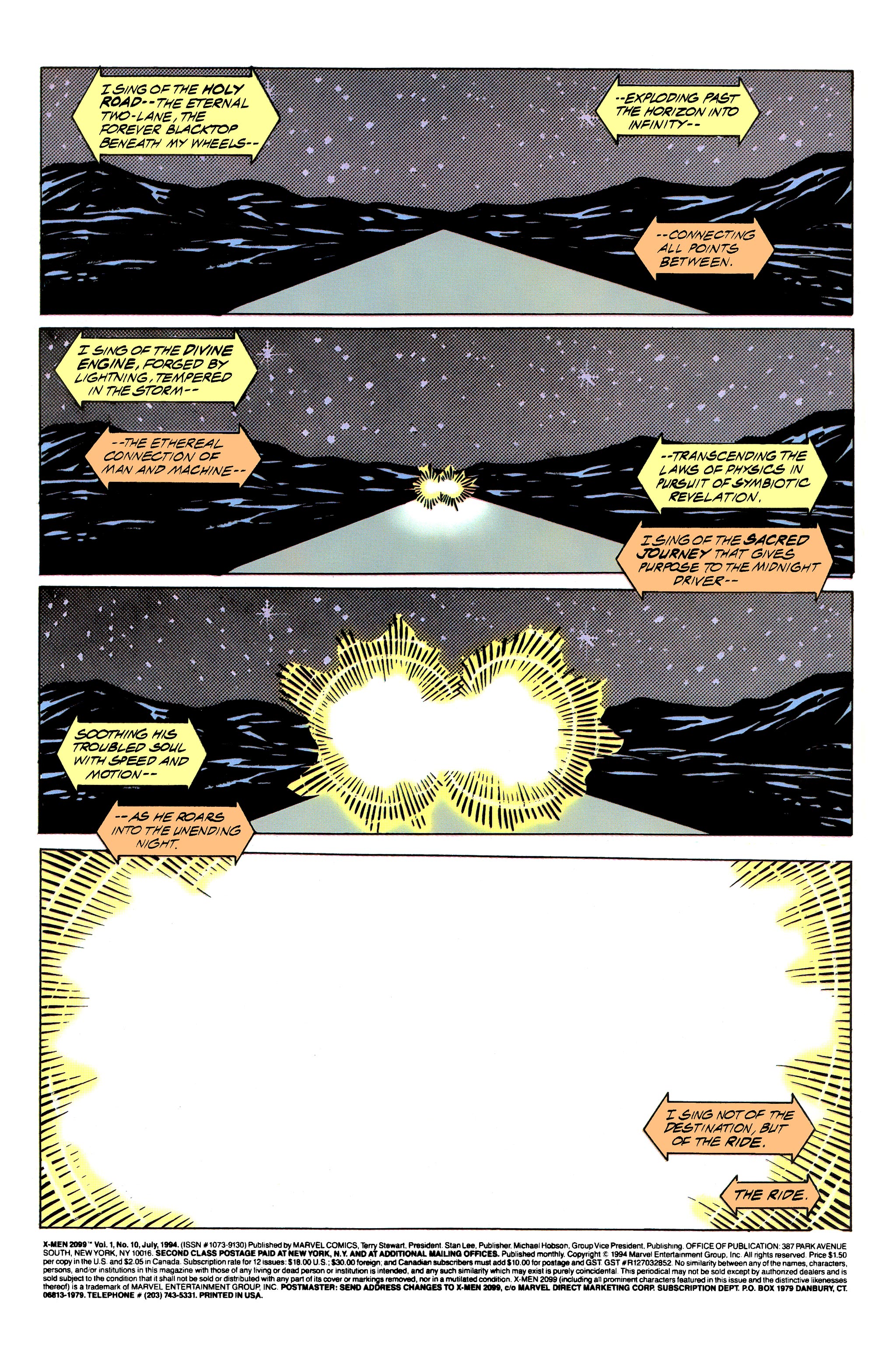 Read online X-Men 2099 comic -  Issue #10 - 2