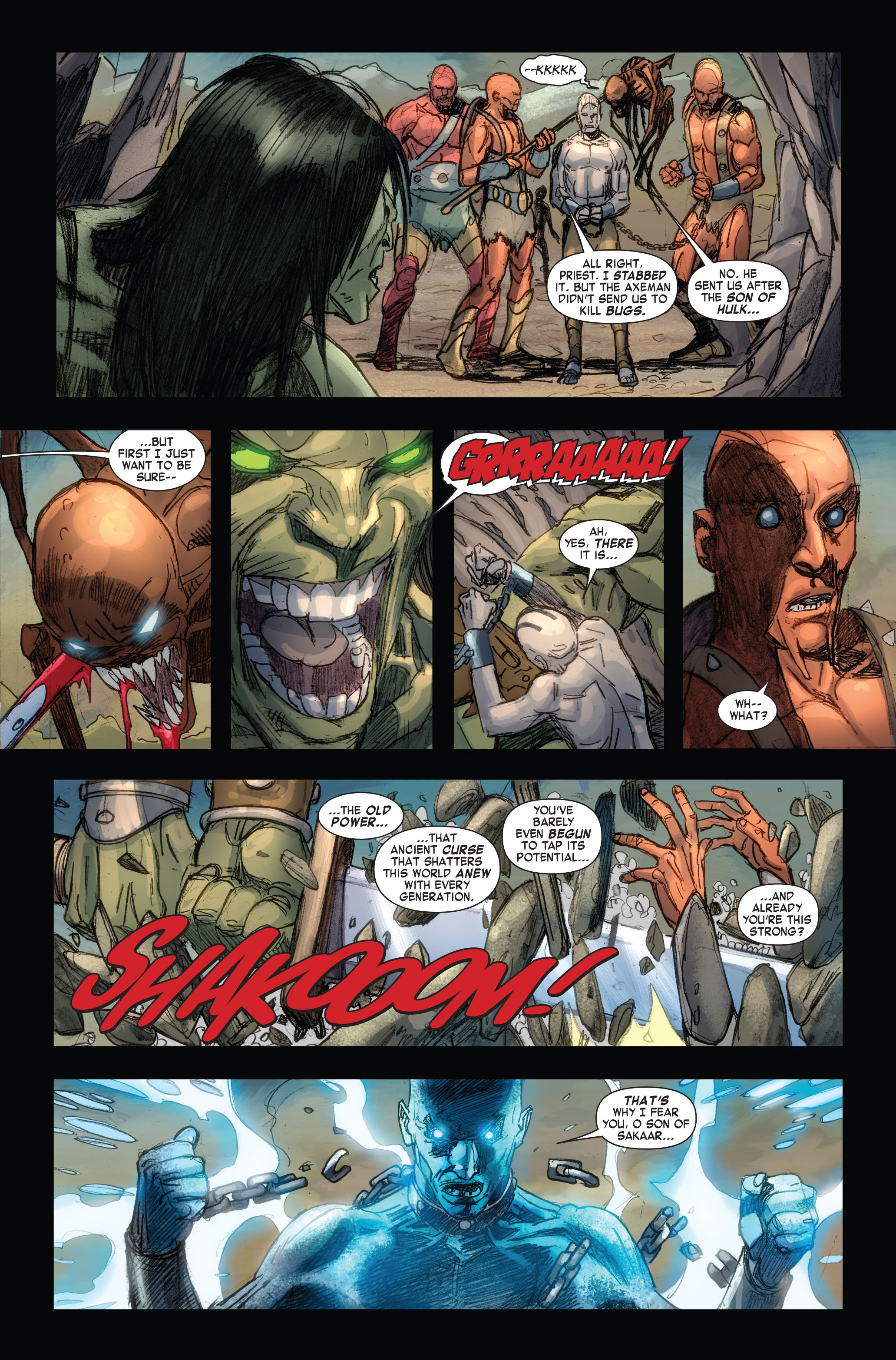 Read online Skaar: Son of Hulk comic -  Issue #4 - 14