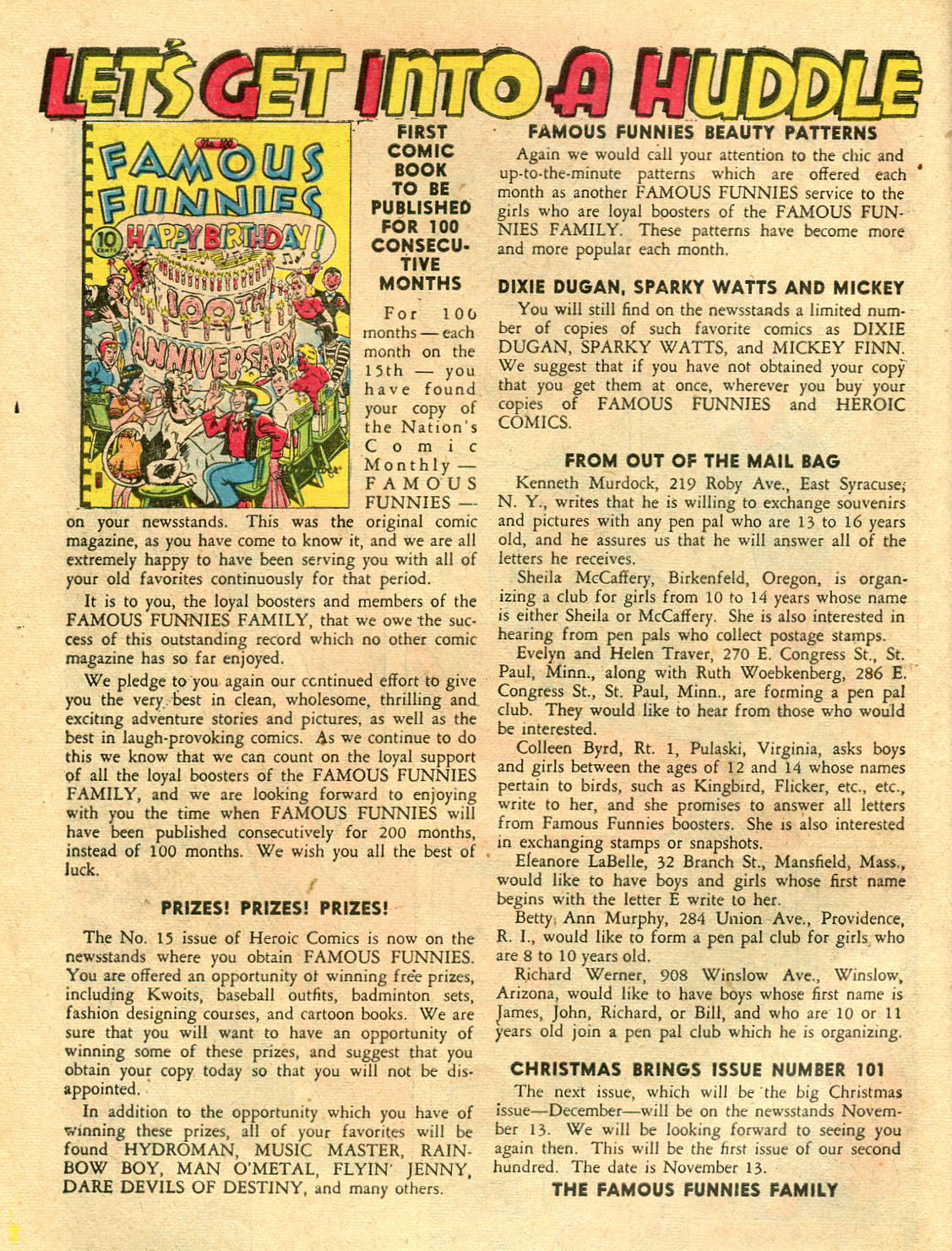Read online Famous Funnies comic -  Issue #100 - 10