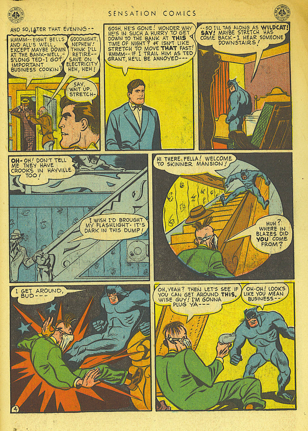 Read online Sensation (Mystery) Comics comic -  Issue #42 - 45